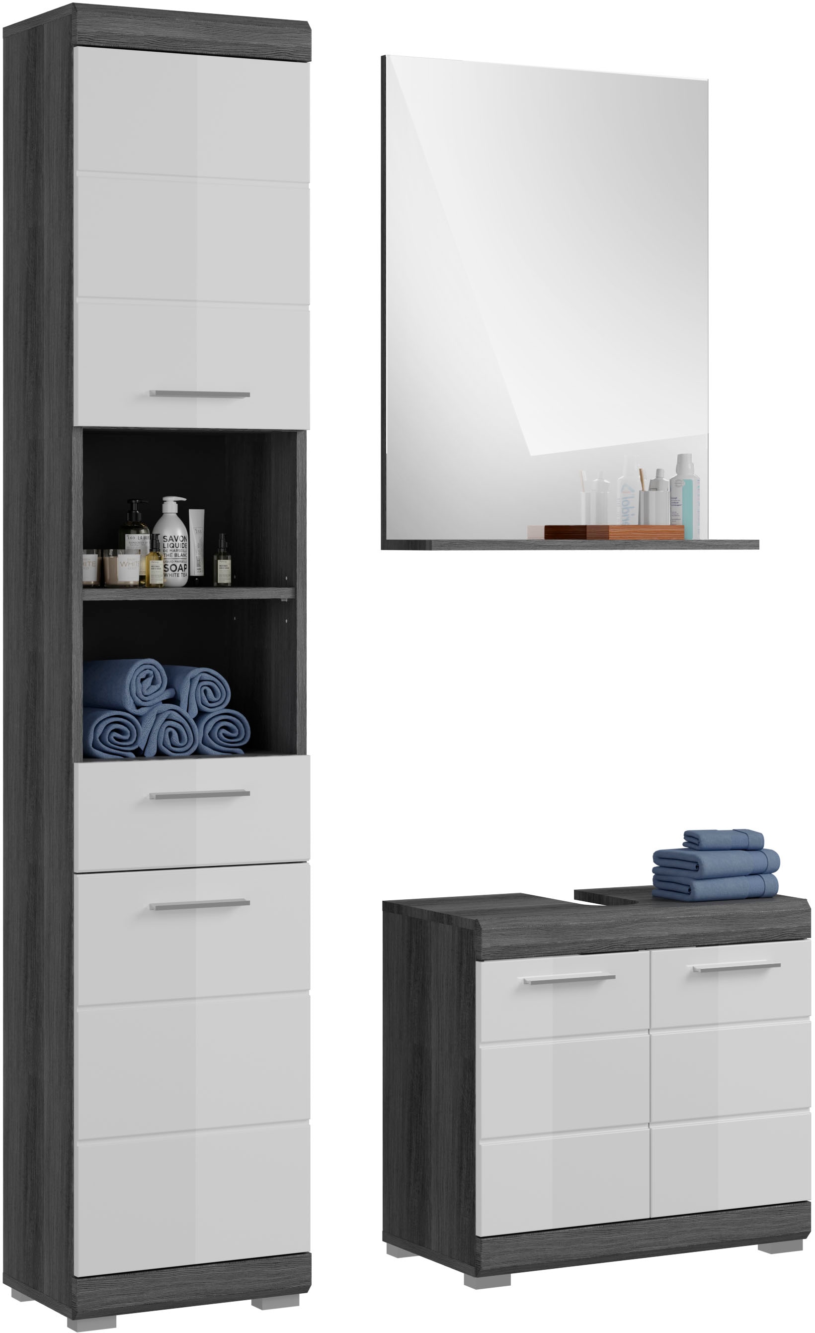 INOSIGN Badmöbel-Set »Siena, 3 teilig, bestehend aus:«, (Set, 3 St., TOPSEL günstig online kaufen