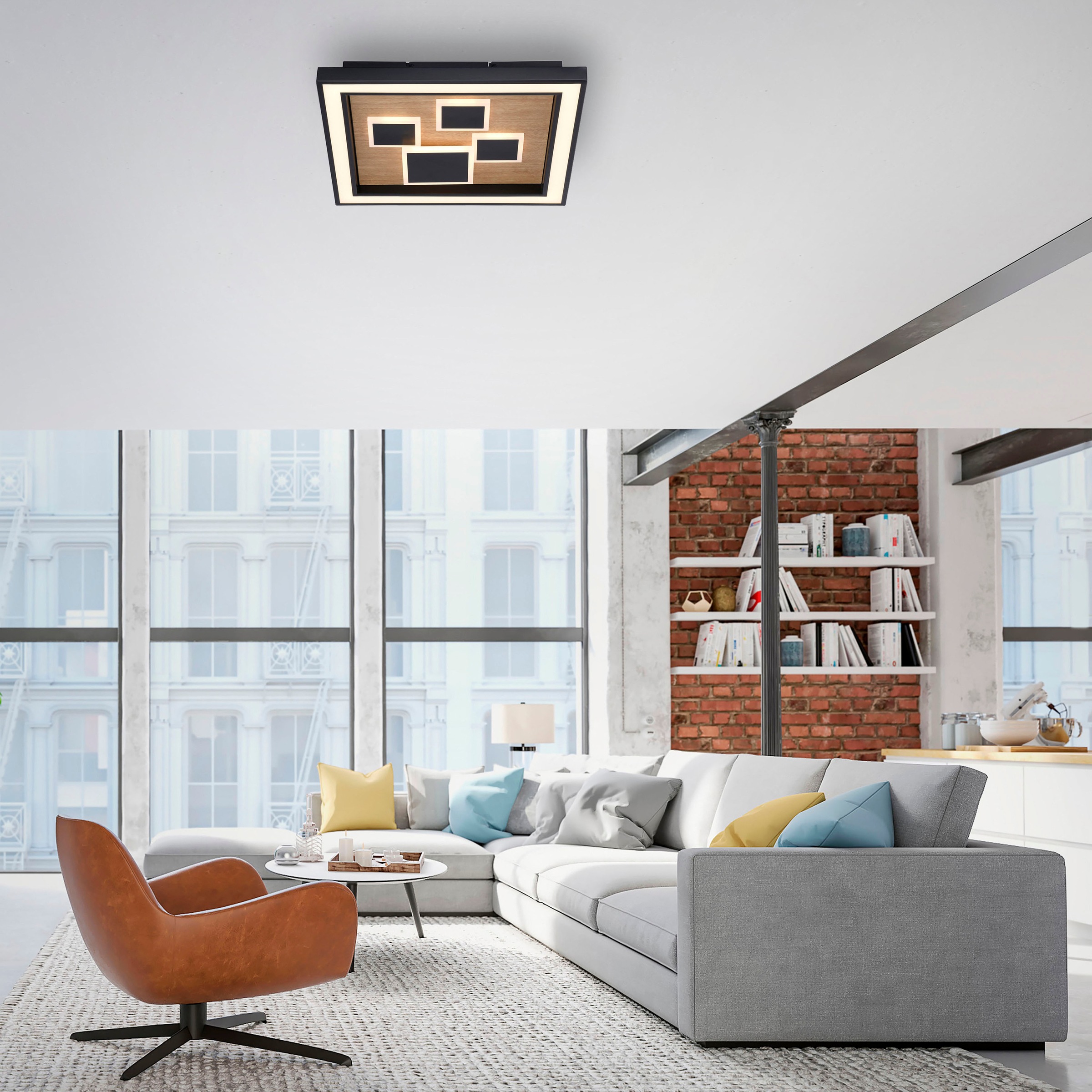 Paul Neuhaus LED Deckenleuchte »ELIZA«, 2 flammig, Leuchtmittel LED-Board-L günstig online kaufen