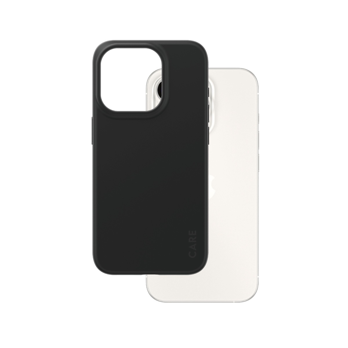 CARE by PanzerGlass Handyhülle »Fearlessly Fashionable Case für Apple iPhone 15 Pro Fashion Black« Backcover, Schutzhülle, Handyschutzhülle, Case, Schutzcase, stoßfest