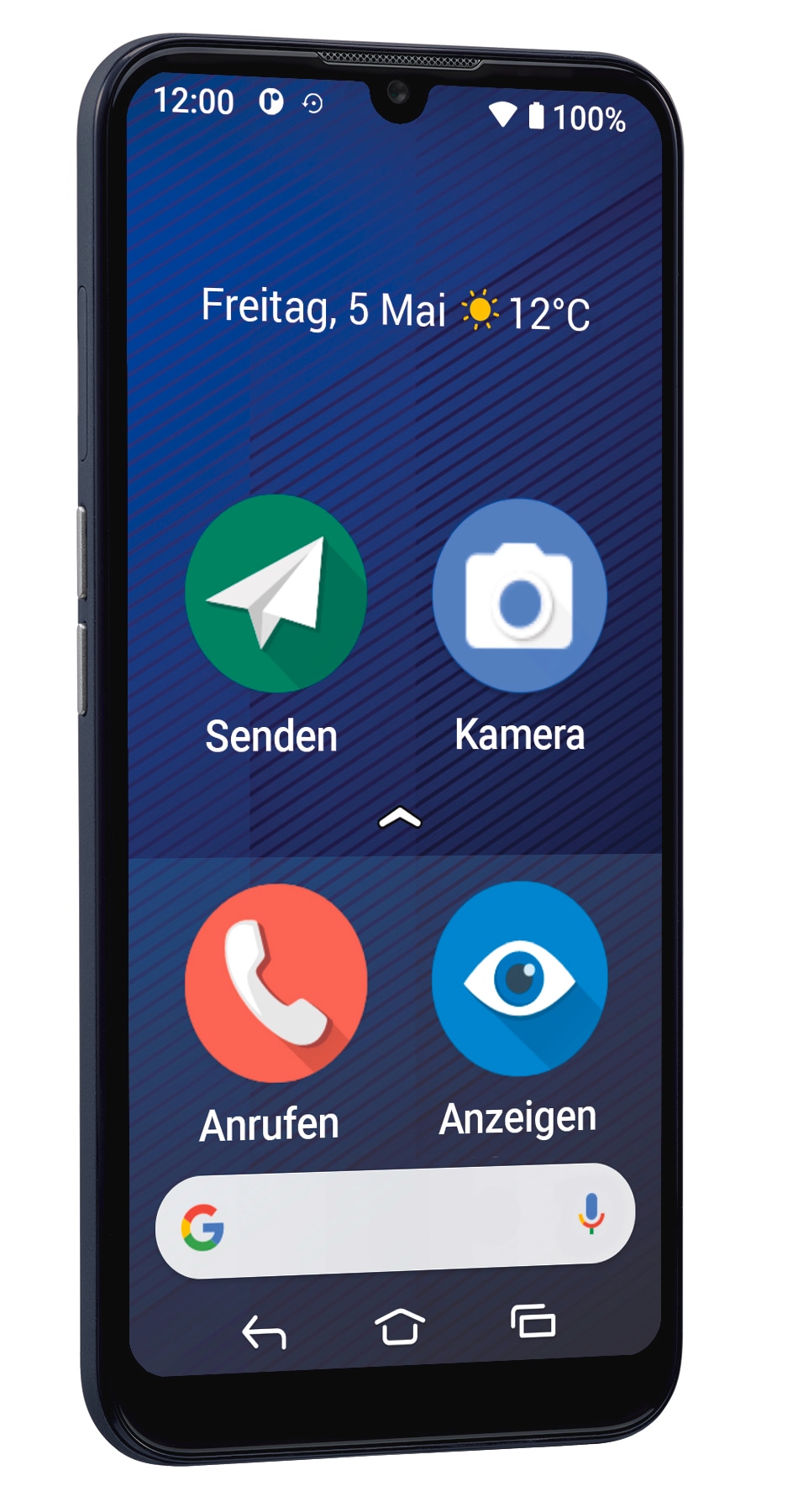Doro Smartphone »8200 Secure ohne Netzteil«, Dunkelblau