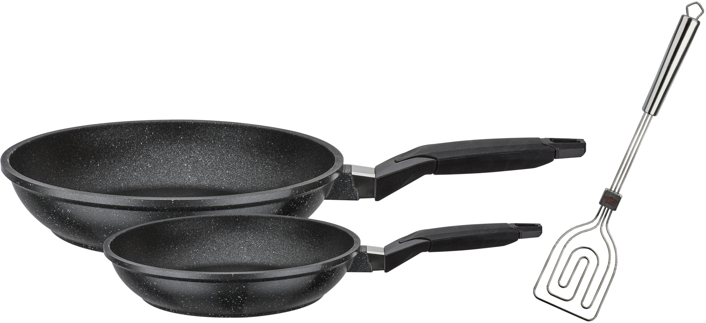 GSW Pfannen-Set »Titanium Granit« Aluminiumguss Set, je 1 Pfanne Ø 20/28cm, günstig online kaufen