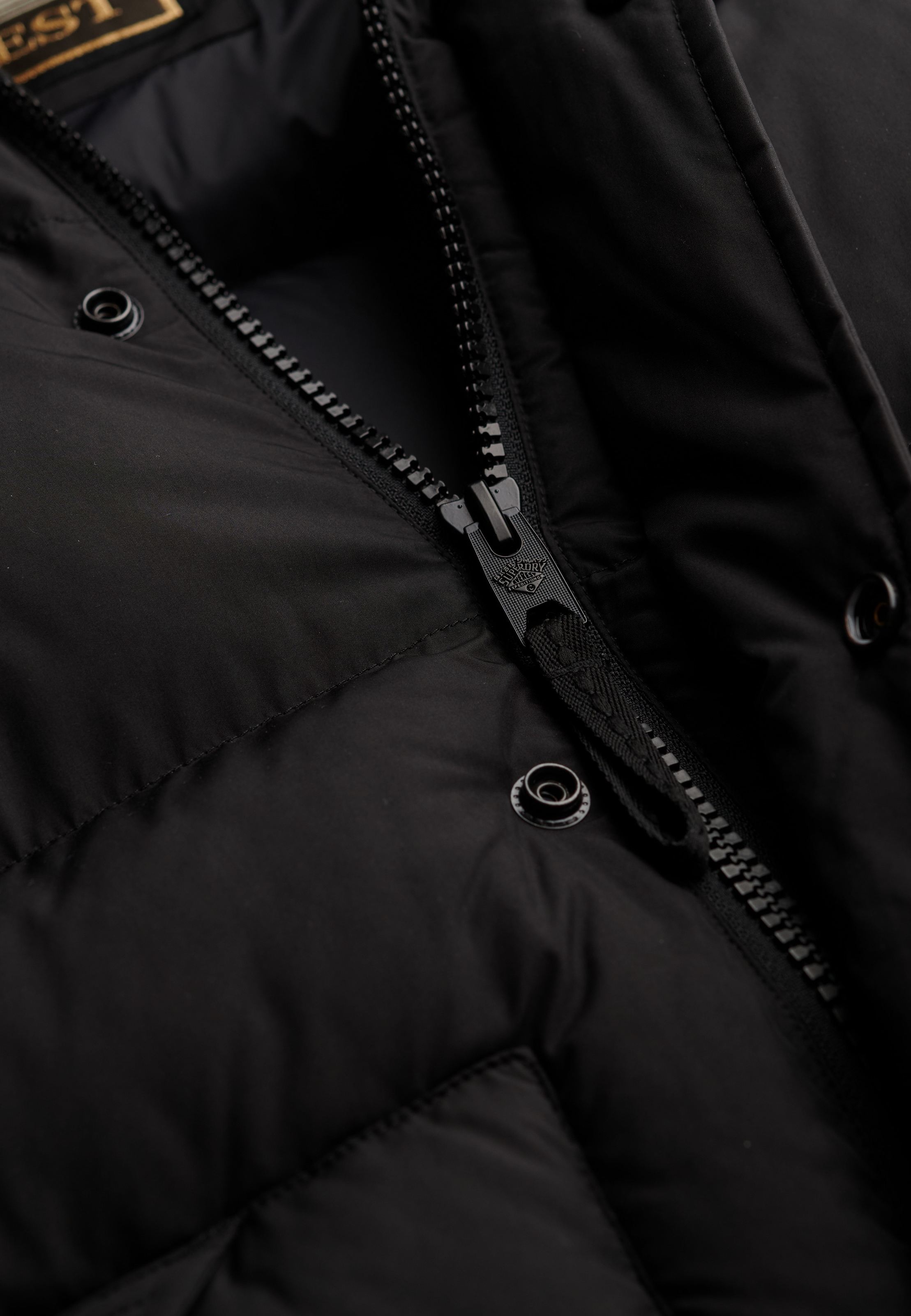 Superdry Steppjacke »XPD LONGLINE BAFFLE PARKA«, mit Kapuze