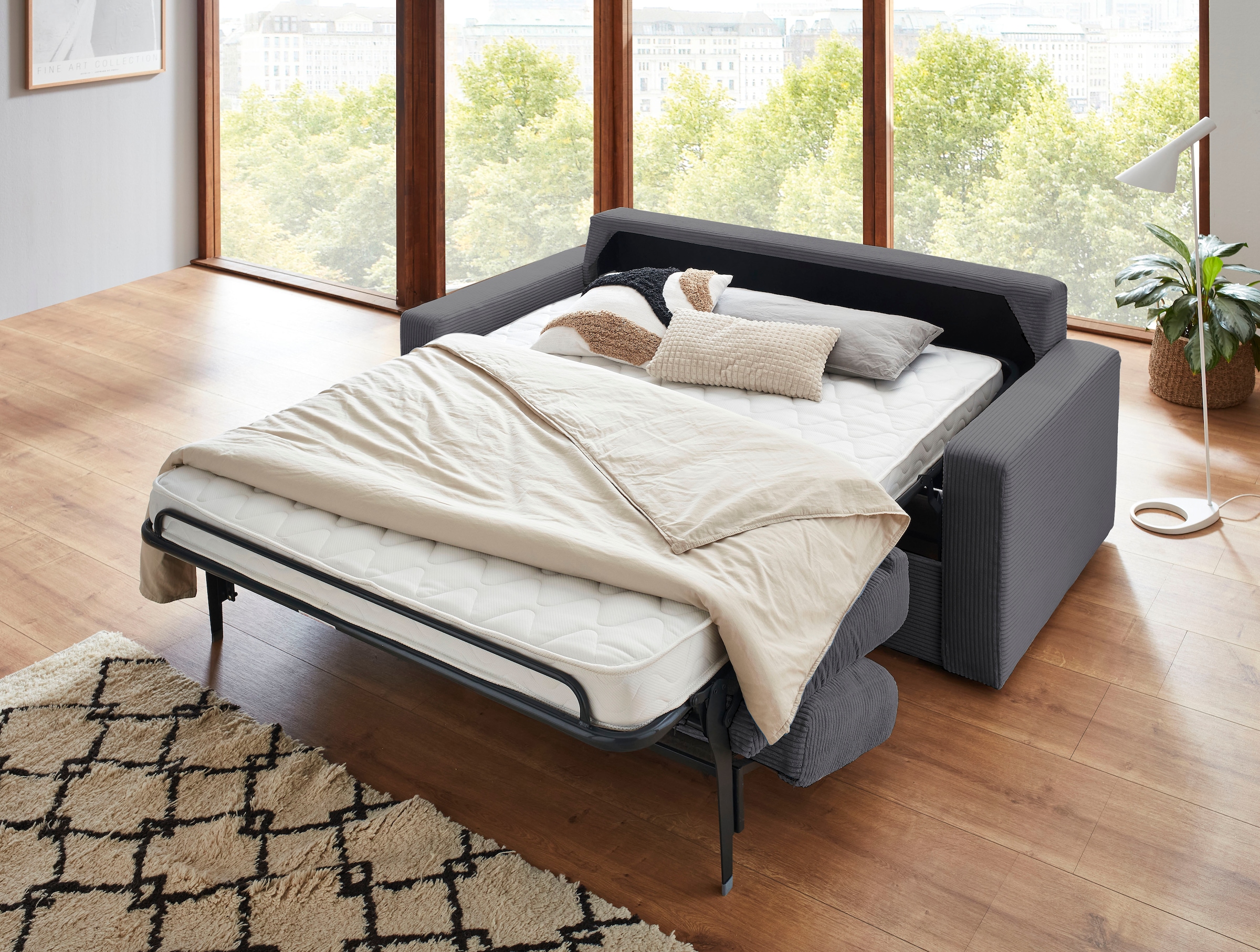 ATLANTIC home collection Schlafsofa »Rolando«, für Dauerschläfer geeignet inklusive hochwertiger Matratze