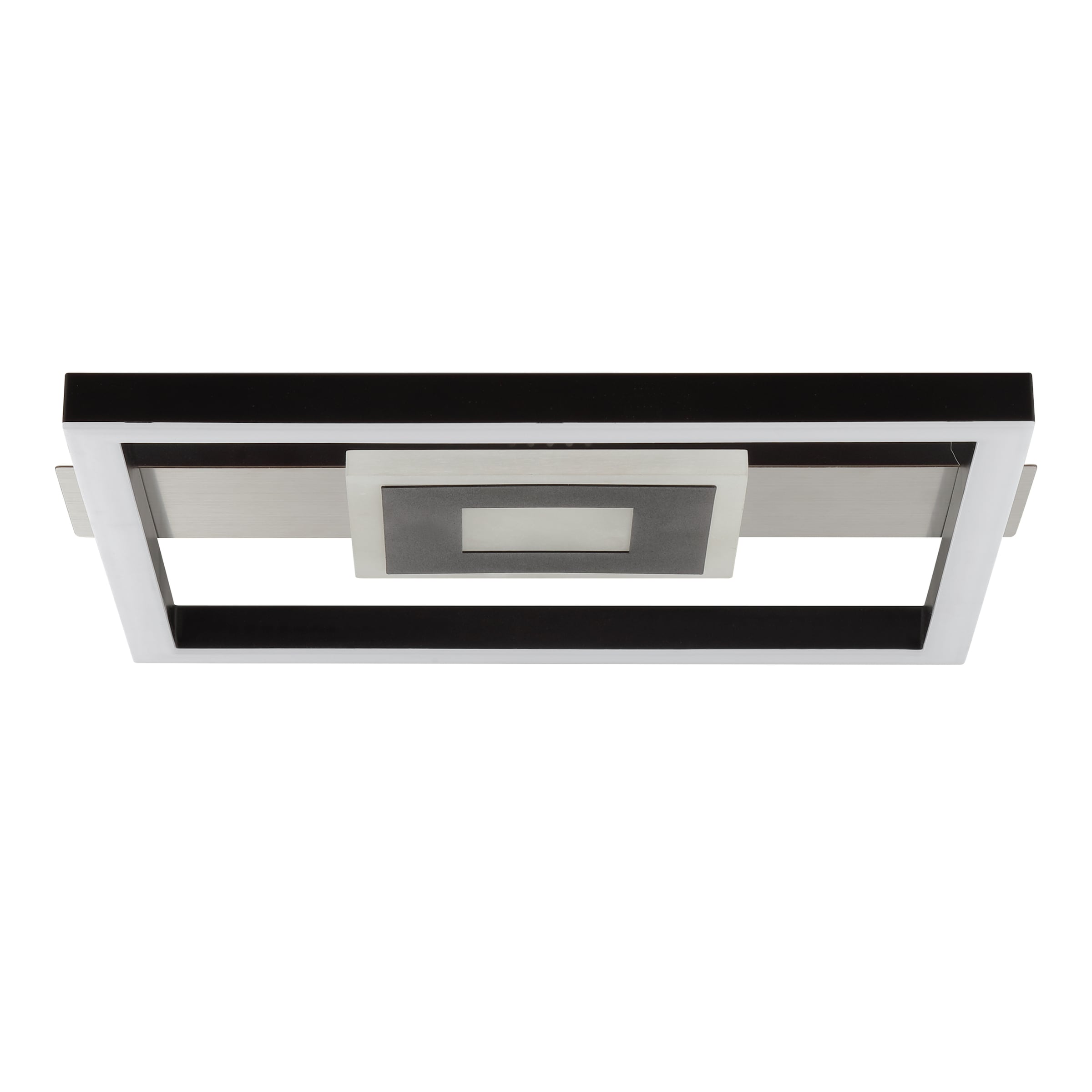 Brilliant LED Deckenleuchte »Baldo« LED-Modul 1 Stk. Warmweiß 28 x 30 cm, 2200 lm, 3000 K, dimmbar, schwarz matt