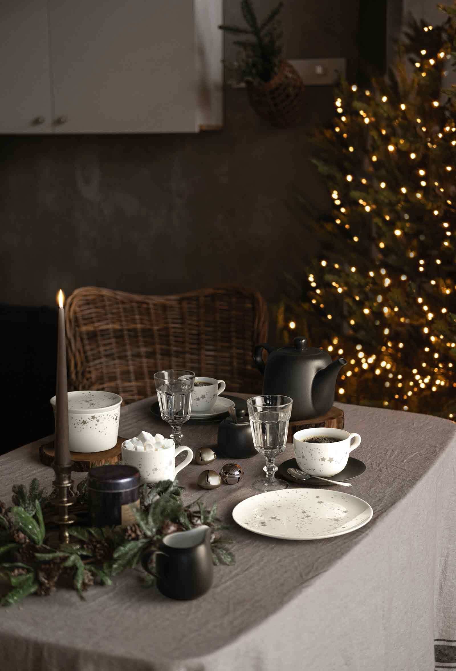 Seltmann Weiden Tasse »Teetassen Liberty Velvet Black 290 ml 6er Set schwar günstig online kaufen