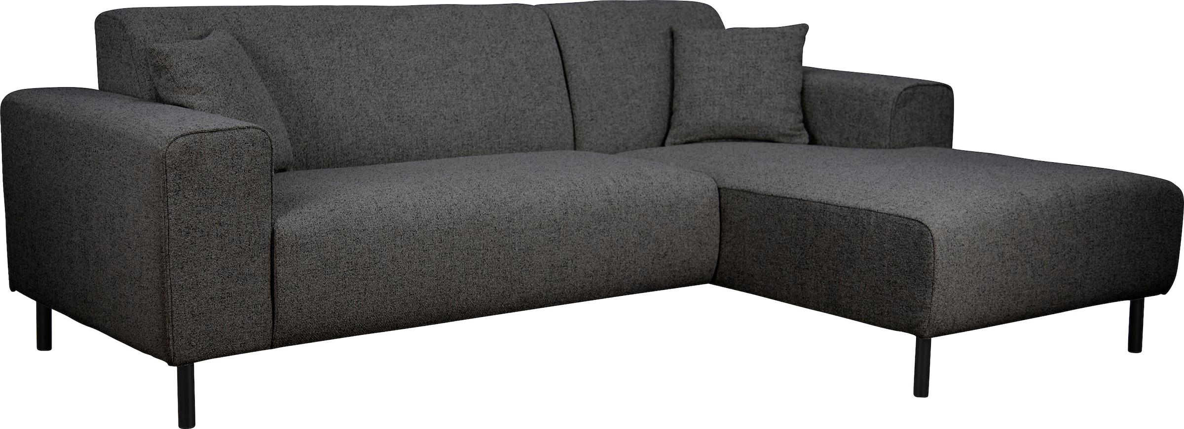 Home affaire Ecksofa »ARROS L-Form mit Wellenunterfederung, Maße B/T/H: 235/163/81 cm«, incl. Zierkissen, mit Recamiere rechts/links bestellbar, auch in Cord