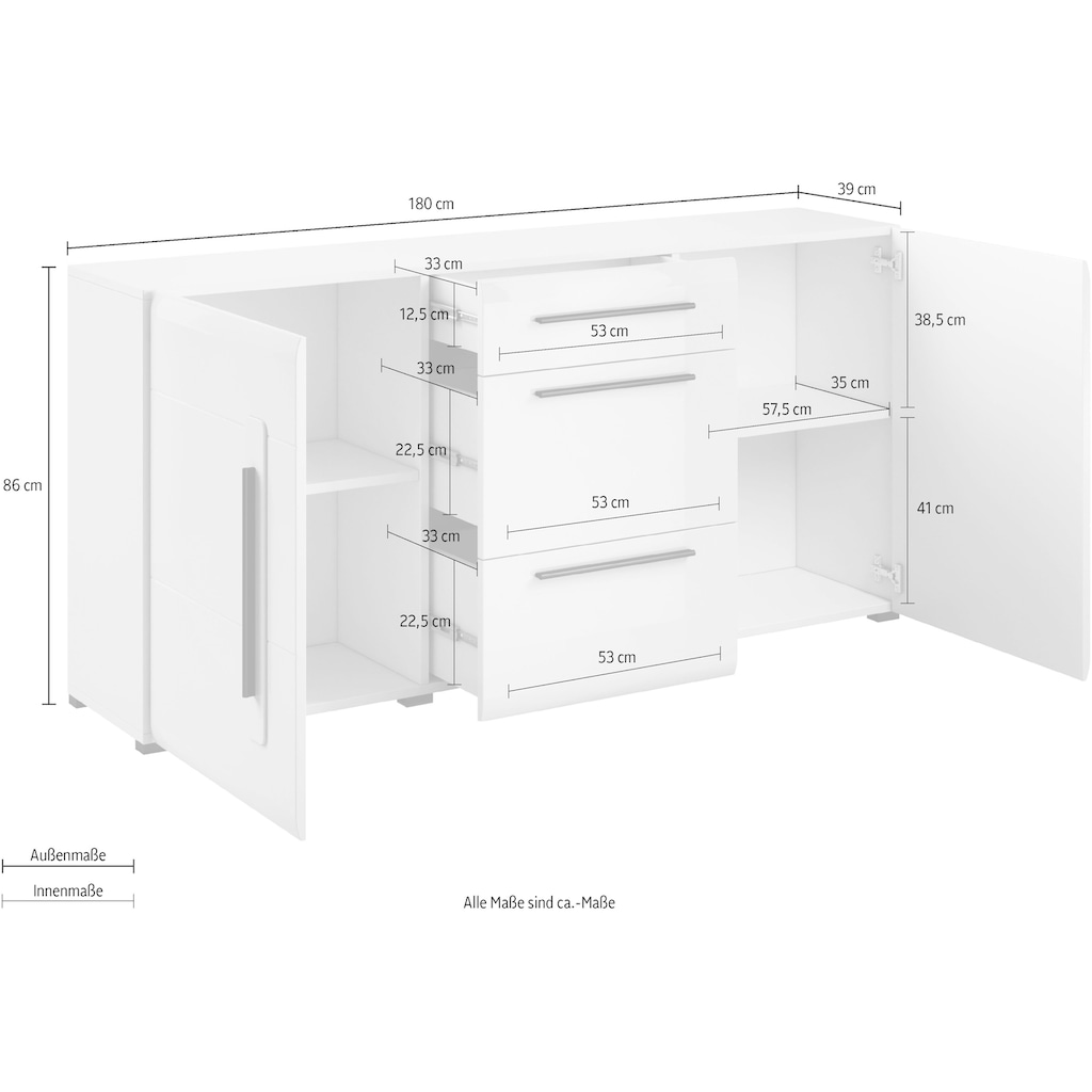 Helvetia Sideboard »Tulsa«