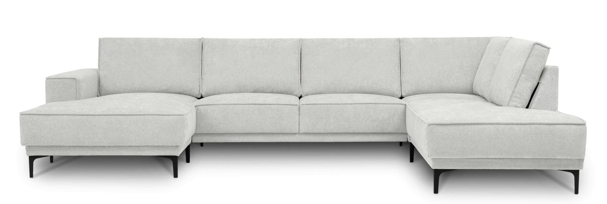 Places of Style Wohnlandschaft »XXL Sofa Oland, Struktur, Flachgewebe, Luxu günstig online kaufen