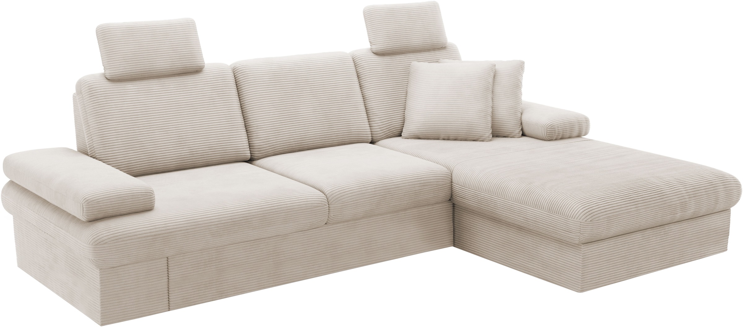 sit&more Ecksofa »Moreno«, mit Armteilverstellung,wahlweise mit Bettfunktion