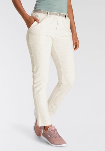 Jogger Pants, (2 tlg., mit Gürtel)