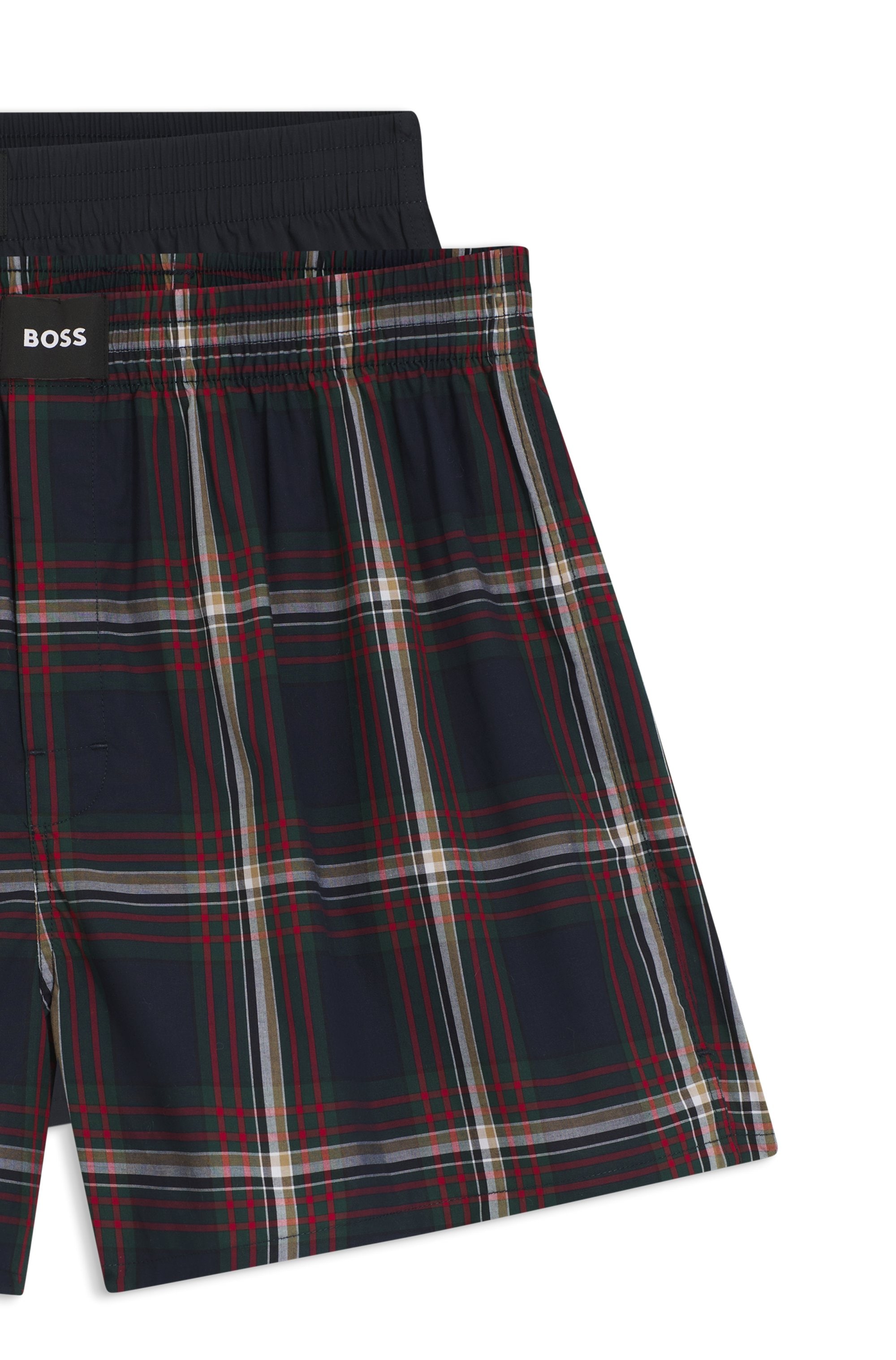 BOSS Boxer »2P Boxer S. CW Peach« Packung, 2er, 2 Stk. mit BOSS Logopatch auf dem Bund