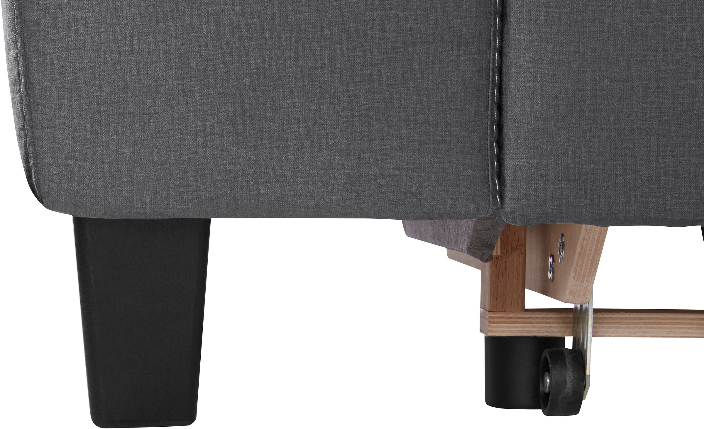COTTA Ecksofa »Morven L-Form mit Kopfteilverstellung«, wahlweise mit Bettfunktion, Bettkasten & Wireless-Charger