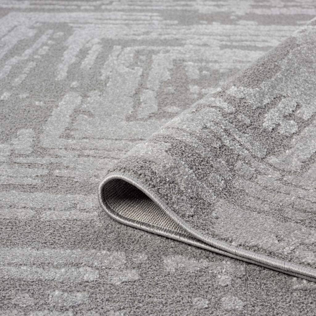 Carpet City Teppich »FLAIR171«, rund, 11 mm Höhe, Kurzflor-Teppich, Skandi-Stil, Wohnzimmer