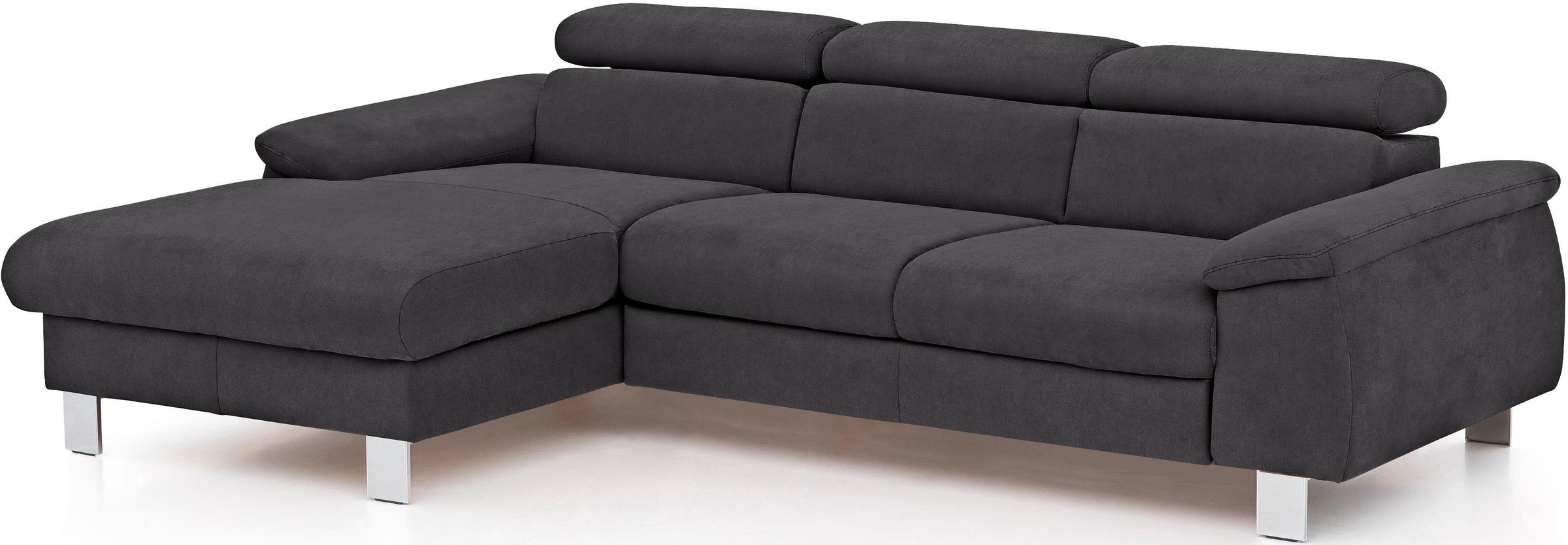 COTTA Ecksofa Komaris, Ecksofa, wahlweise mit RGB-LED-Beleuchtung und Bettf günstig online kaufen