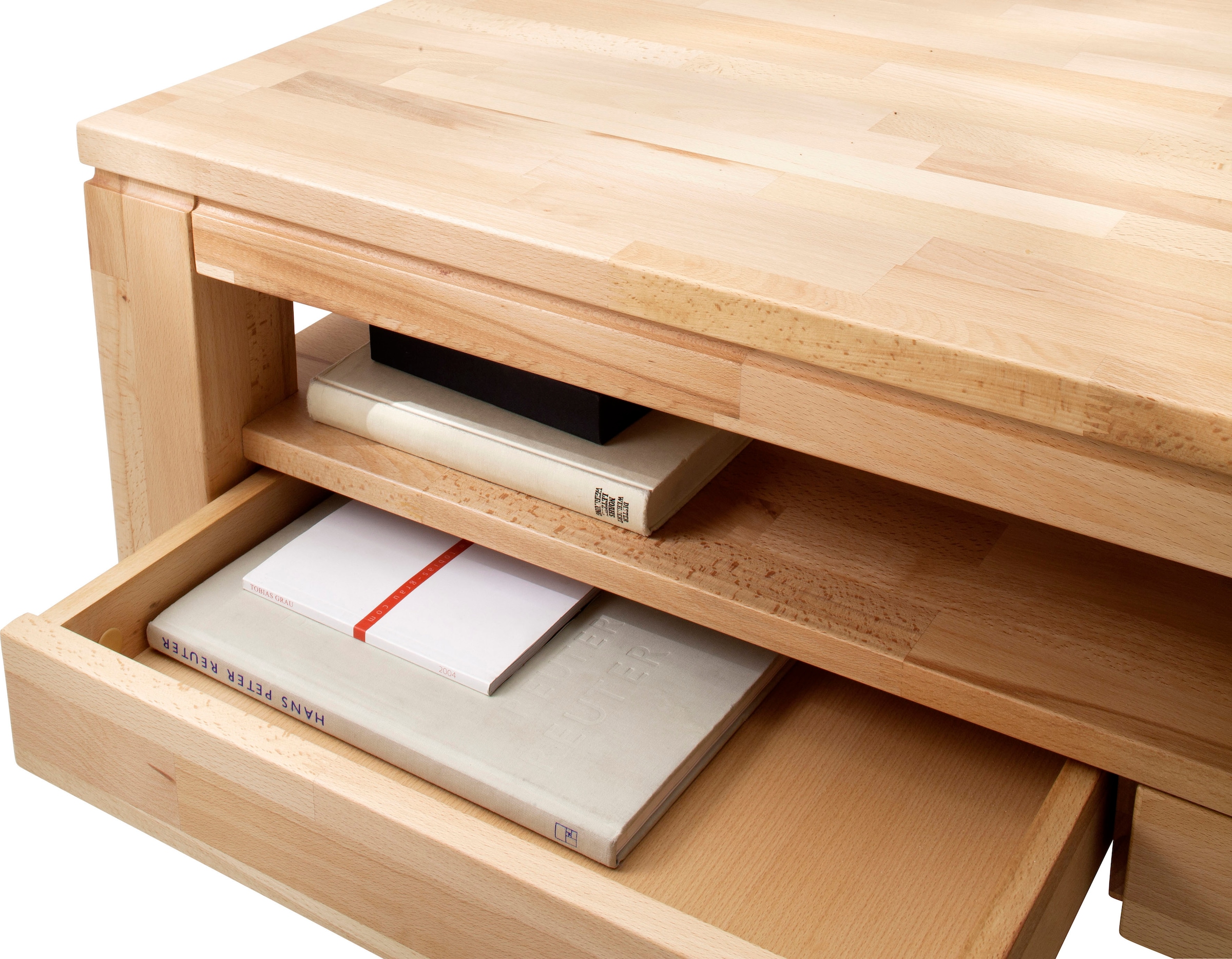 MCA furniture Couchtisch »TOPSELLER!«, (Couchtisch), Couchtisch Massivholz mit Schubladen