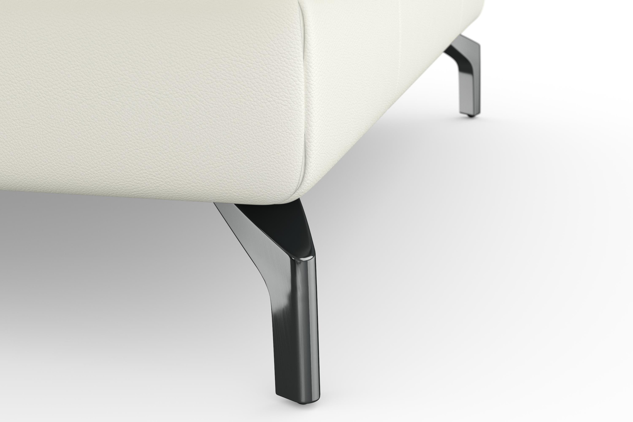 sit&more Wohnlandschaft »Bendigo U-Form«, inklusive Sitztiefenverstellung, Bodenfreiheit 12 cm, in 2 Fußfarben