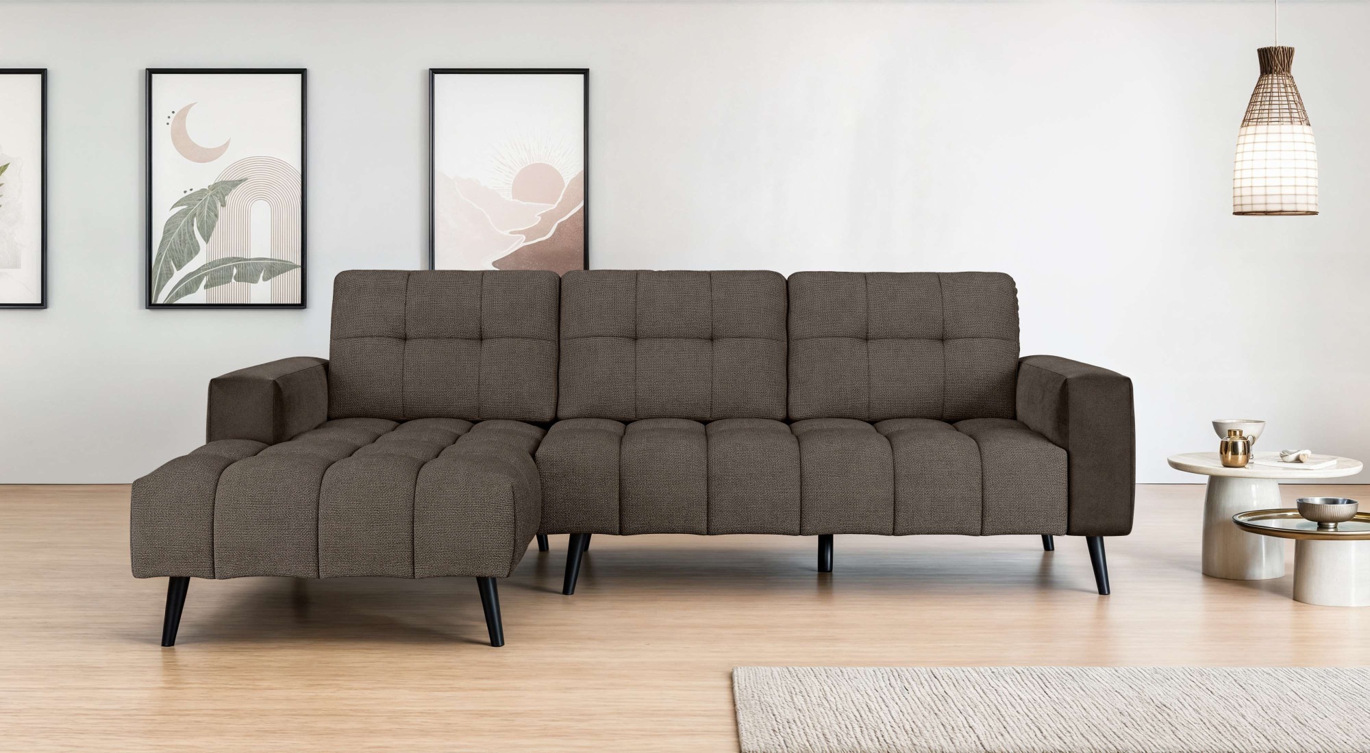 INOSIGN Ecksofa "SERINE mit Recamiere rechts/links bestellbar, Maße B/H/T 2 günstig online kaufen