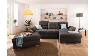 Home affaire Ecksofa »Lotus Home Luxus«, bis zu 140kg pro Sitzplatz belastbar, incl.... kaufen Home affaire Ecksofa »Lotus Home Luxus«, bis zu 140kg pro Sitzplatz belastbar, incl.... kaufen