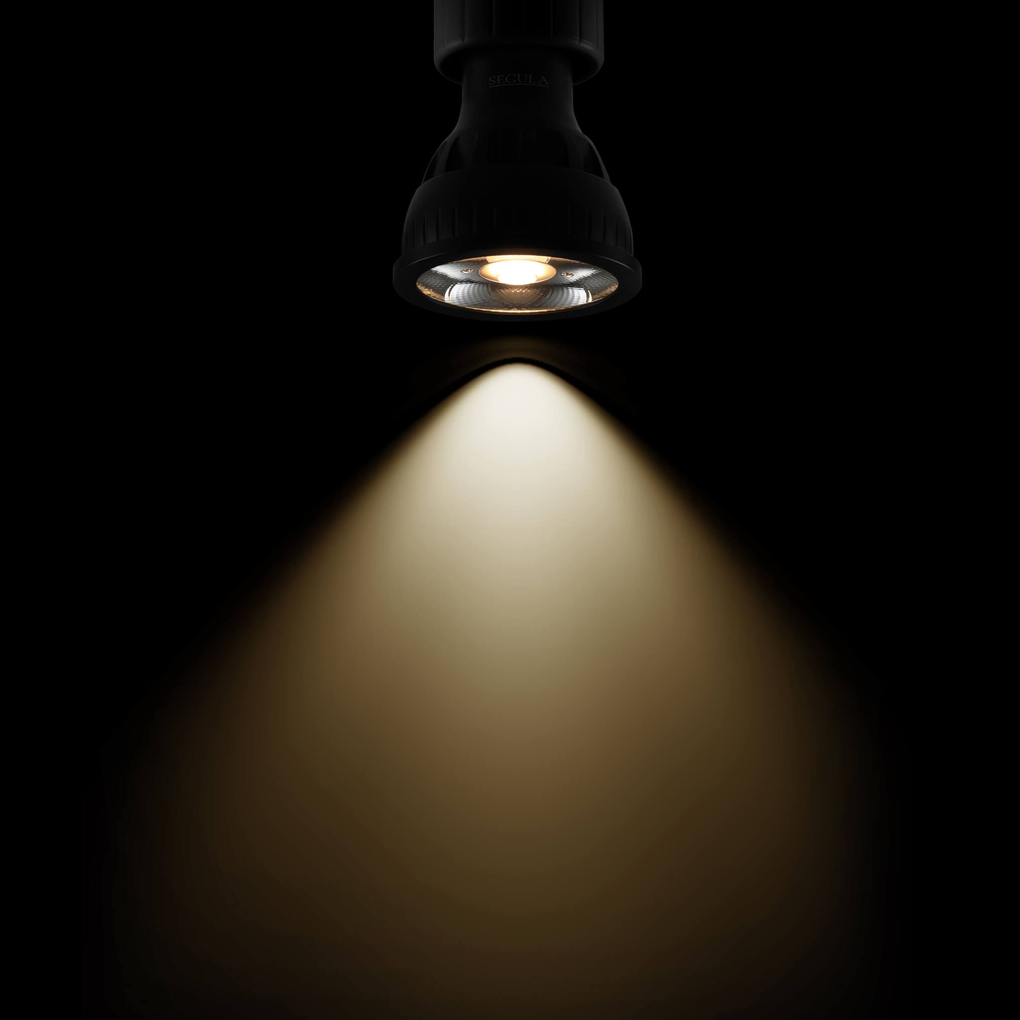 SEGULA LED-Leuchtmittel »GU10 Reflektor 24°« GU10 1 Stk. Warmweiß LED Reflektor 24° dimmbar GU10, 8W, 2700K, schwarz