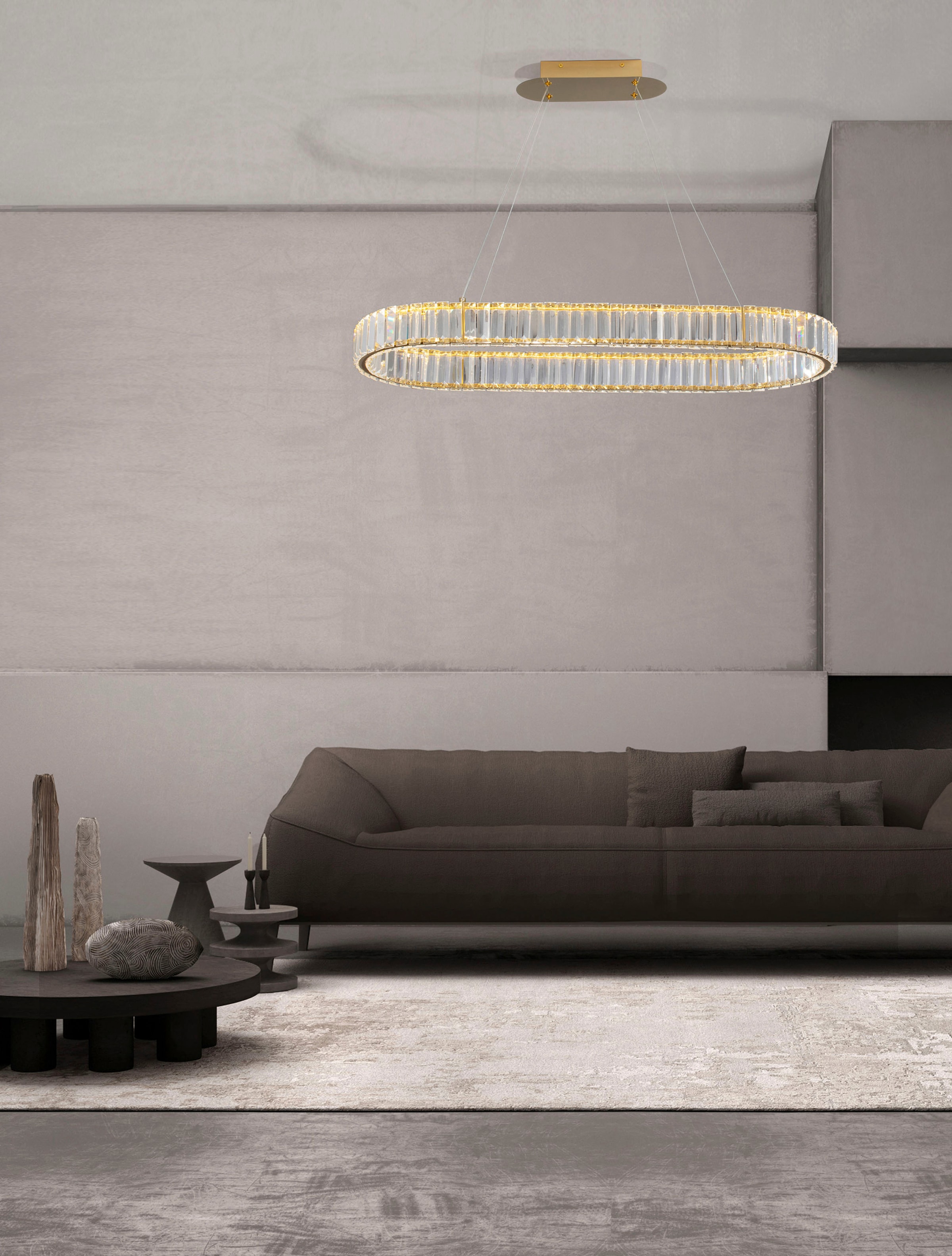 Nova Luce LED-Hängeleuchte »AURELIA« LED-Modul 1 Stk. Warmweiß