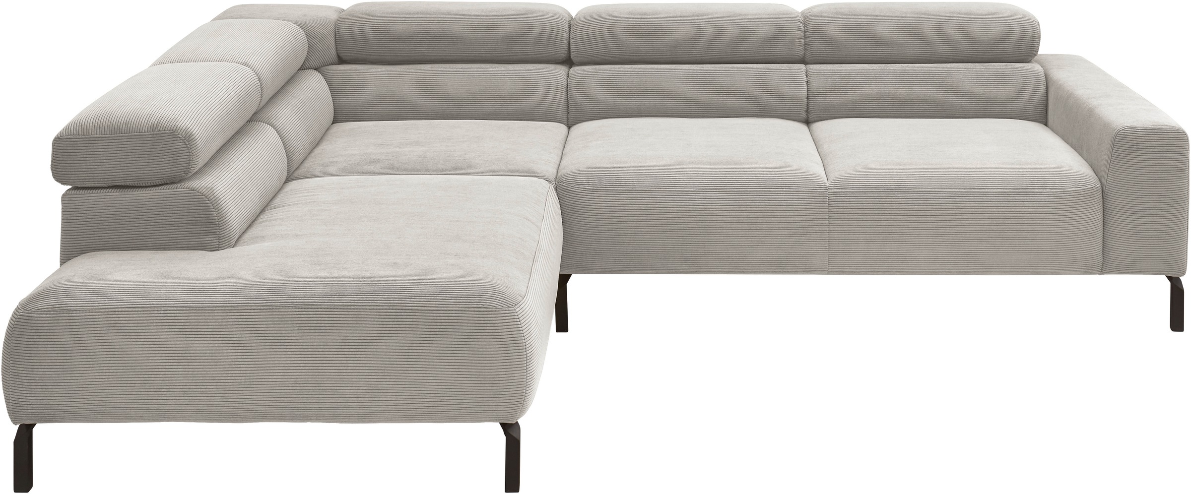 Places of Style Ecksofa »Antonelli, L-Form, inkl. Kopfteilverstellung, Brei günstig online kaufen