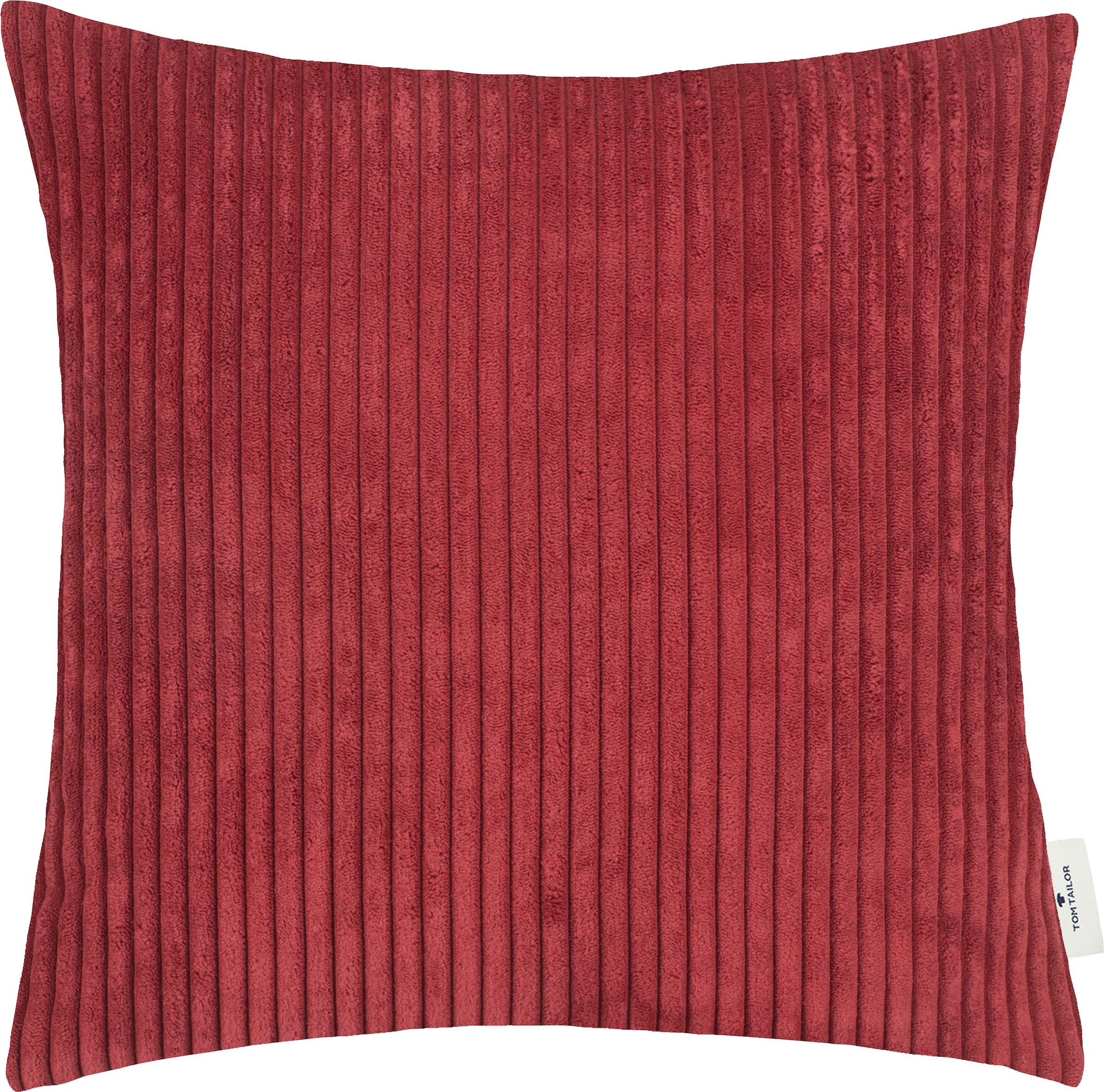 TOM TAILOR HOME Dekokissen »Big Corduroy«, mit effektvollem Reißverschluss, günstig online kaufen
