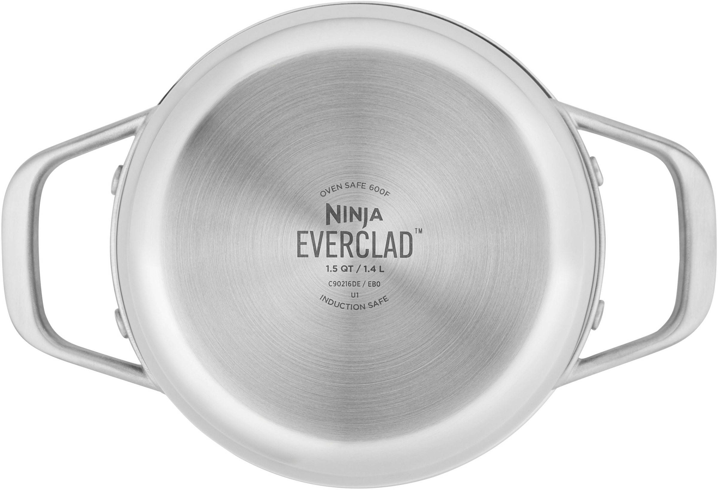 NINJA Kochtopf »Ninja EverClad Suppentopf aus Edelstahl C902DE«, Edelstahl, (1 tlg.), Entwickelt für den Einsatz unter schwierigsten Kochbedingungen
