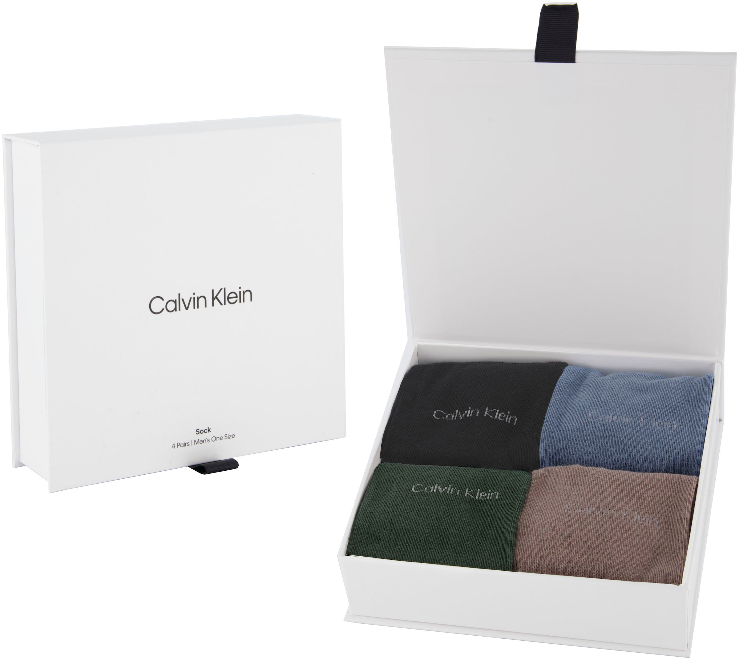 Calvin Klein Socken, (4 Paar), ideal zum Verschenken, mit Geschenkbox