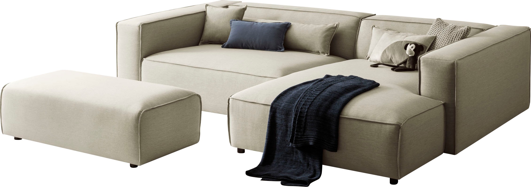 LeGer Home by Lena Gercke Polsterecke »PIARA XXL, L-Form, Schlaffunktion, C günstig online kaufen