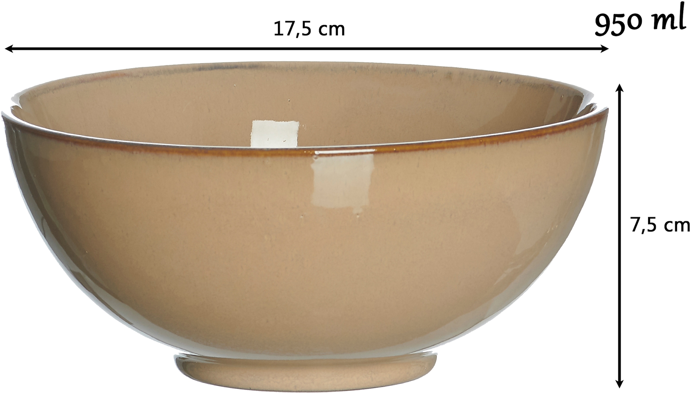 Ritzenhoff & Breker Schale »Puebla«, 2 tlg., aus Steinzeug, Buddha-Bowls, Ø 17,5 cm