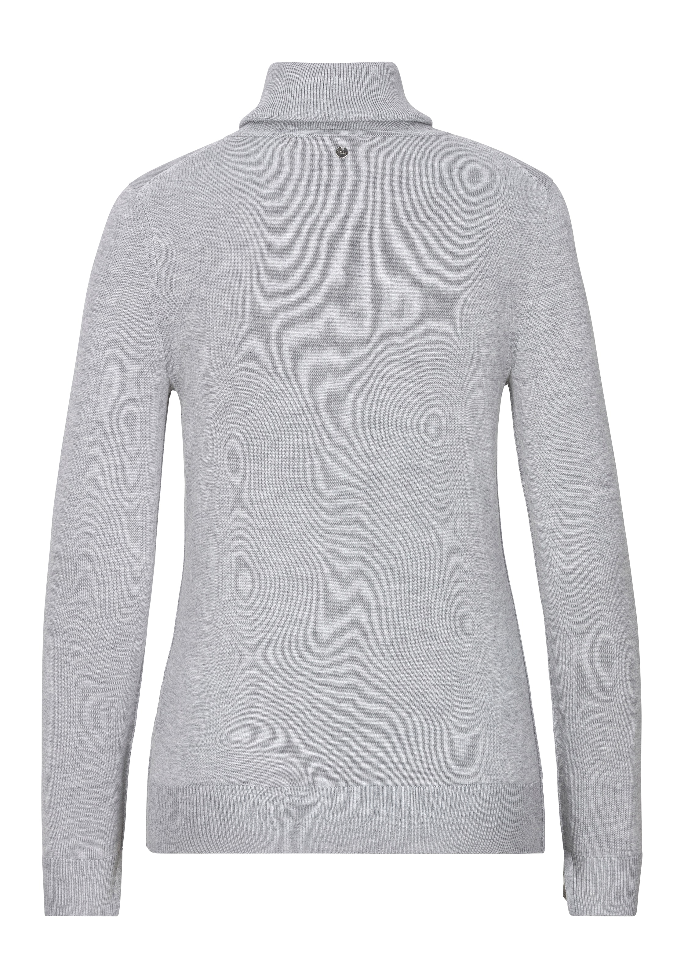 BOSS ORANGE Strickpullover »Fiddie Premium Damenmode«, mit modischem Schlitz am Ärmelsaum