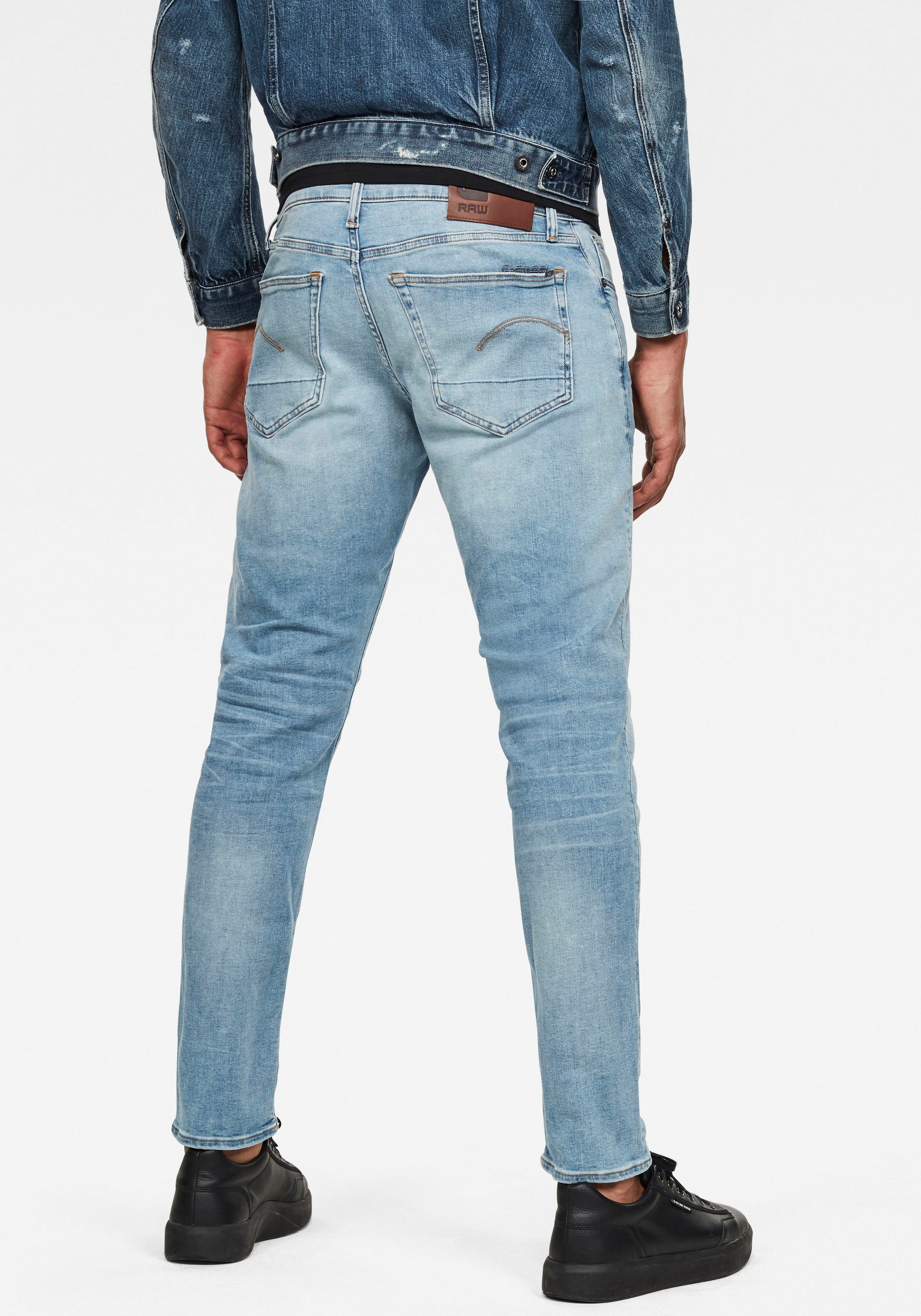 G-STAR Slim-fit-Jeans »3301 Slim«, mit toller Waschung und Elasthan