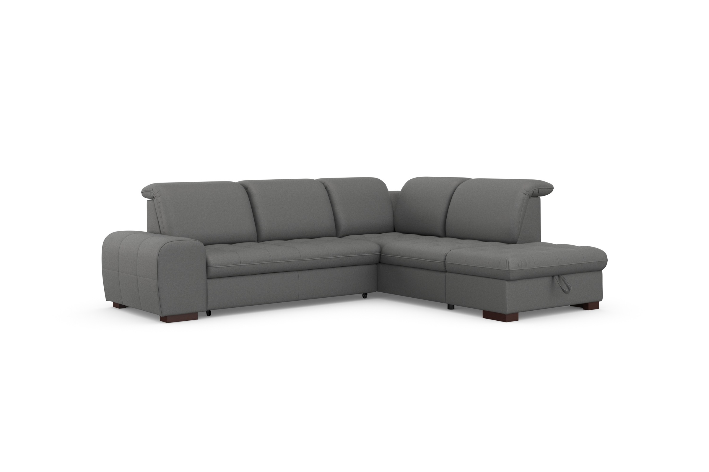 sit&more Ecksofa »Luxor L-Form«, wahlweise mit Bettfunktion, Stauraum und Kopfteilverstellung