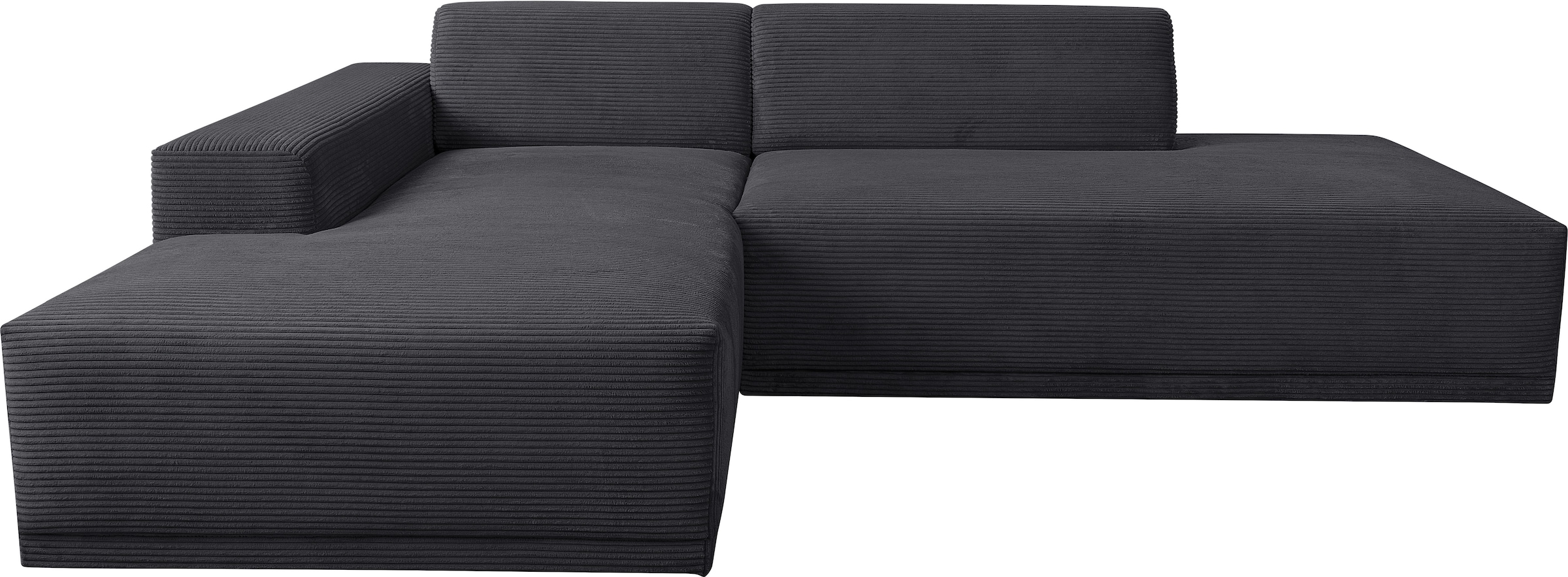 WERK2 Ecksofa »Apollo, hoher Sitzkomfort, aktuelles Design, Breite 264cm, L günstig online kaufen