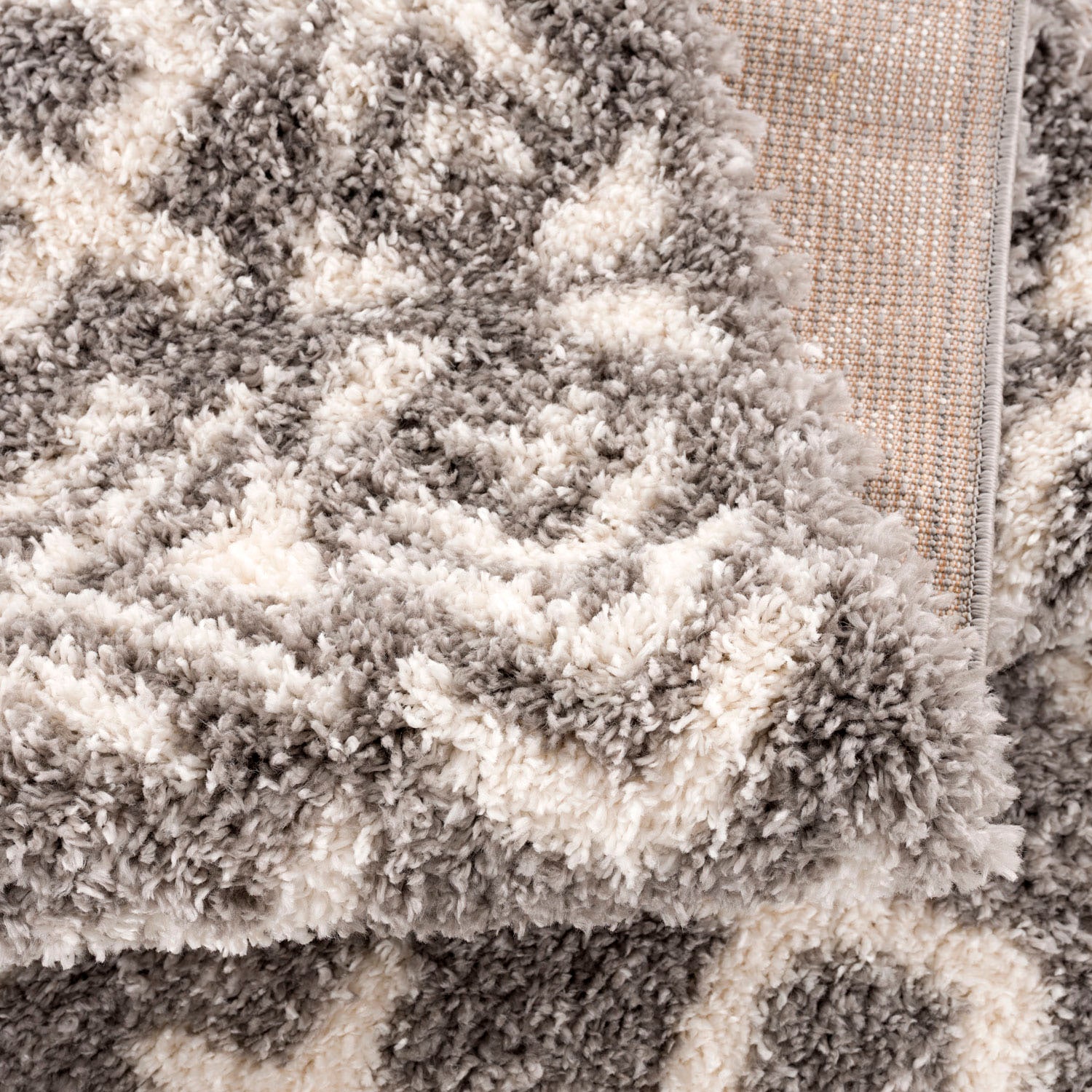Carpet City Hochflor-Teppich »Pulpy 514«, rechteckig, 30 mm Höhe, besonders weich, mit Fransen, Ethno Look