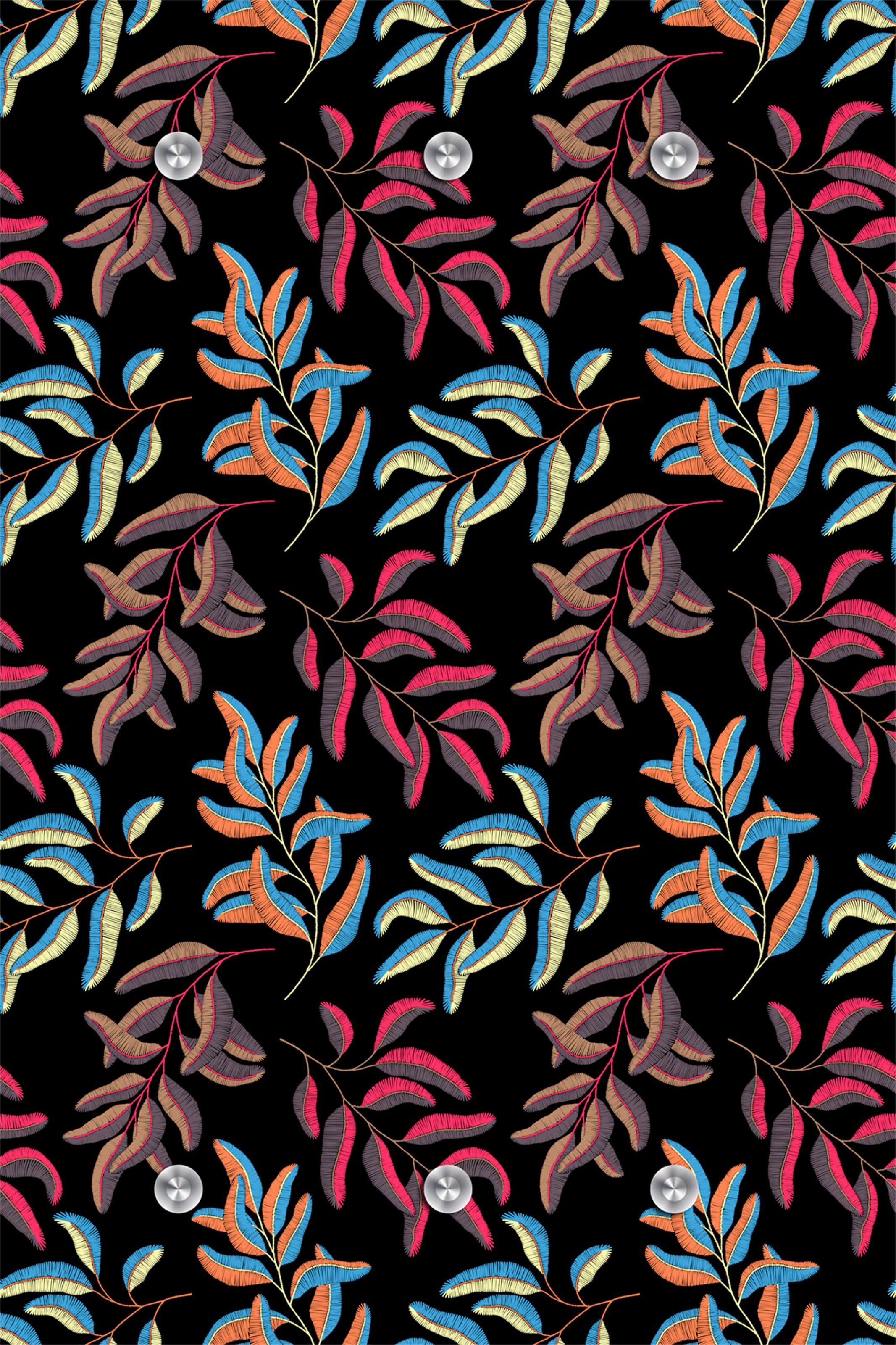 queence Garderobenleiste "Blumen", mit 6 Haken, 80 x 120 cm günstig online kaufen