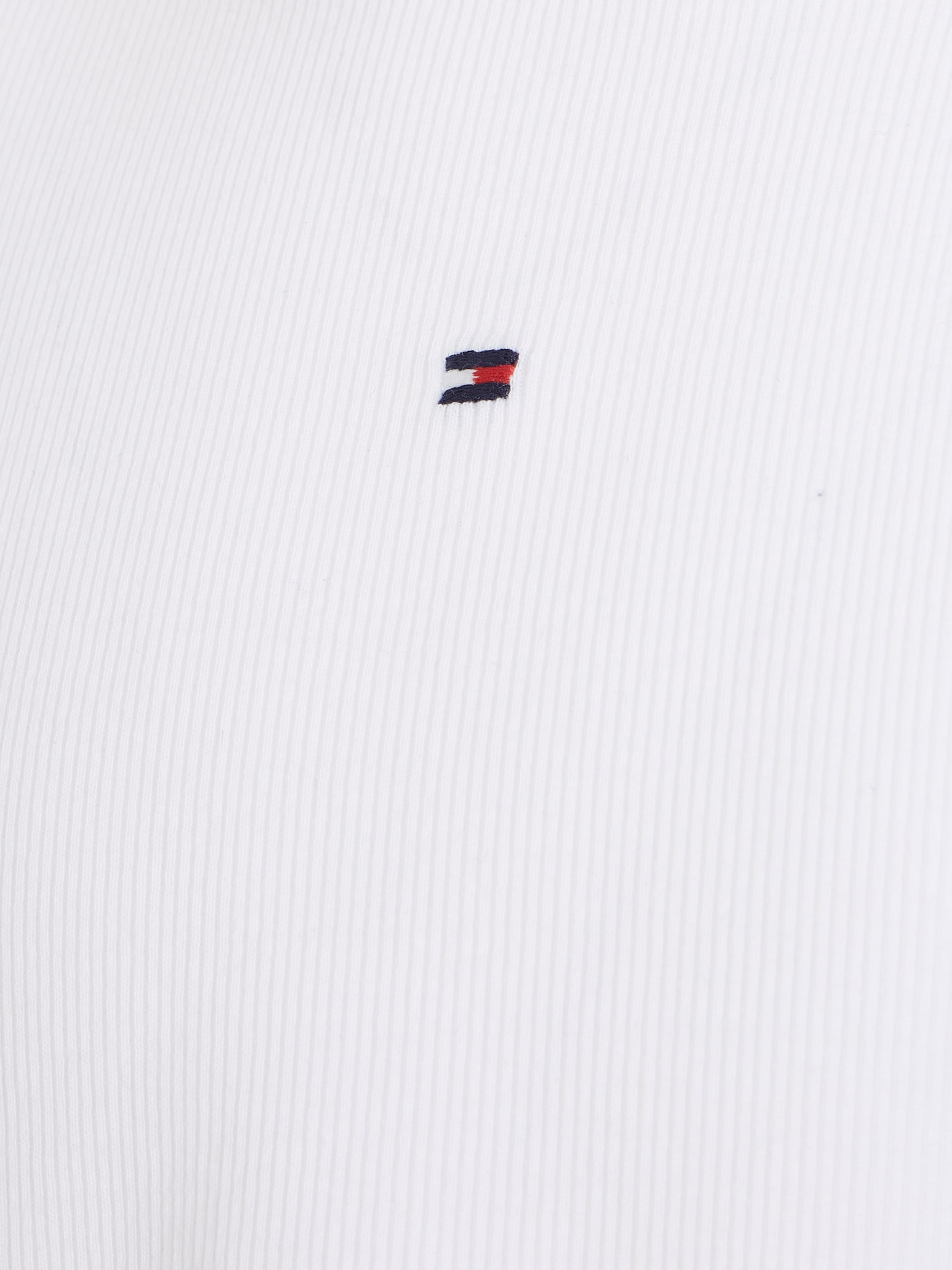 Tommy Hilfiger Langarmshirt »ESSENTIAL RIB TOP L/S«, mit Babylock Saum