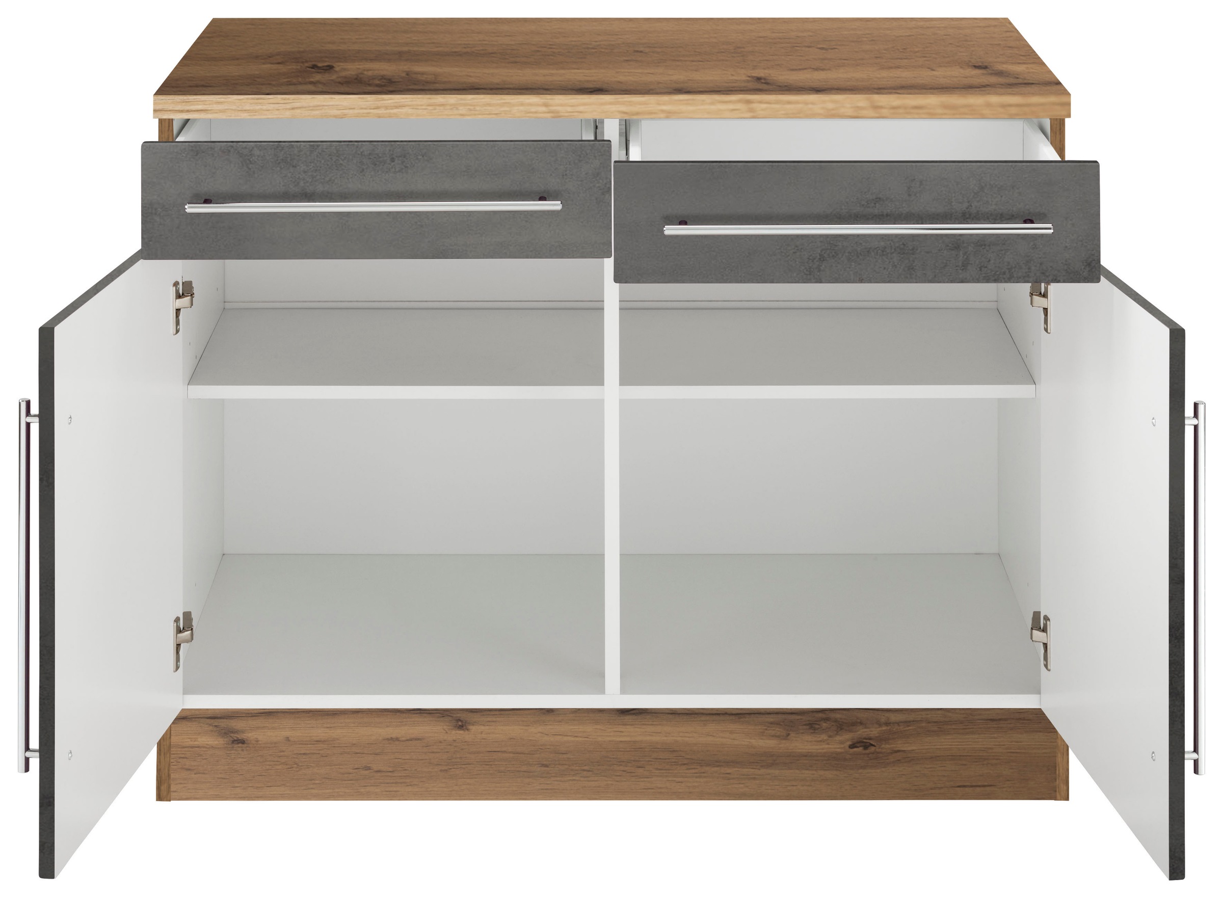 KOCHSTATION Unterschrank »KS-Samos«, 100 cm breit