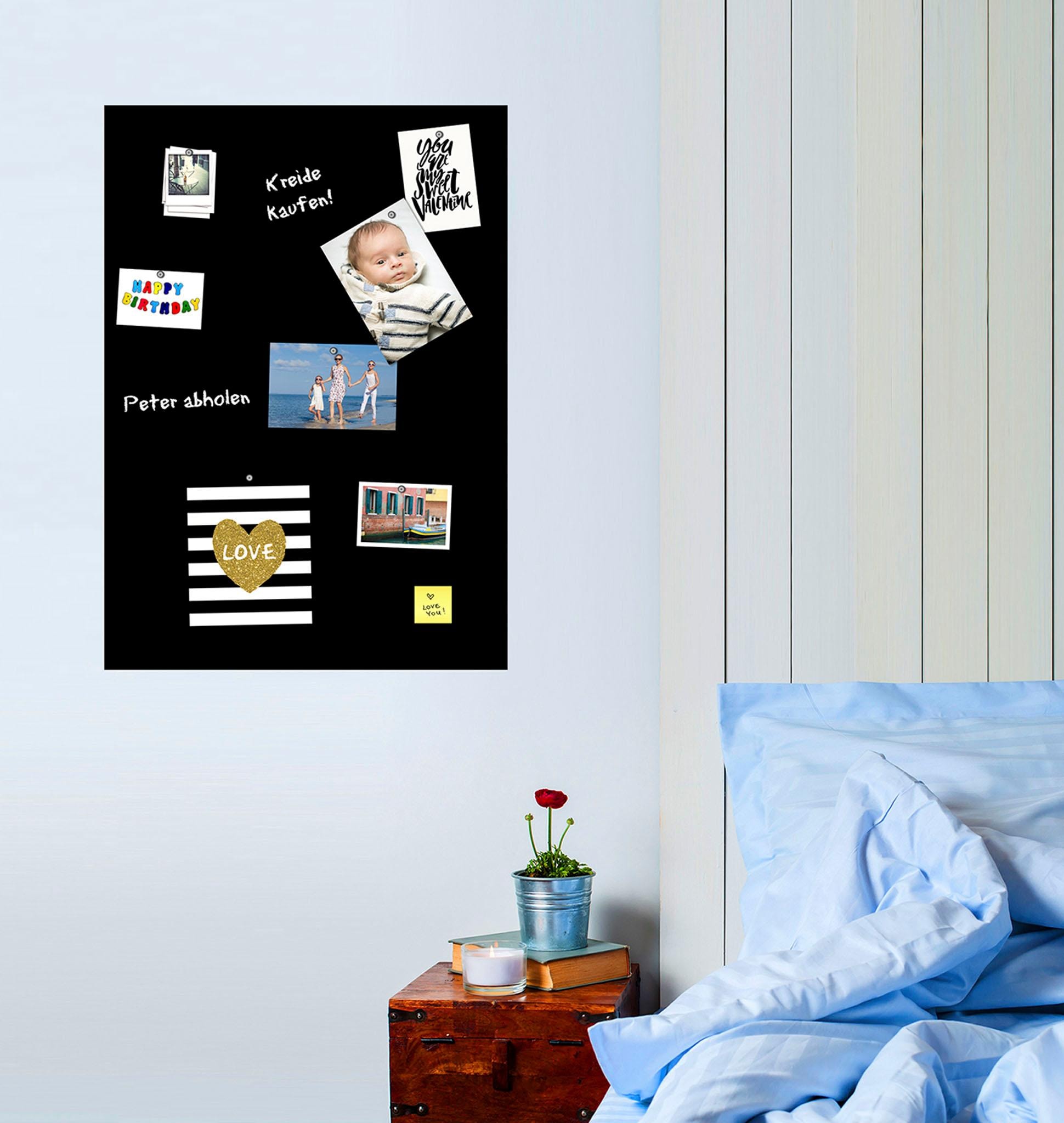 queence Tafelfolie »Magnetisches Memo-Board« magnetische Tafelfolie, Tafel, selbstklebend