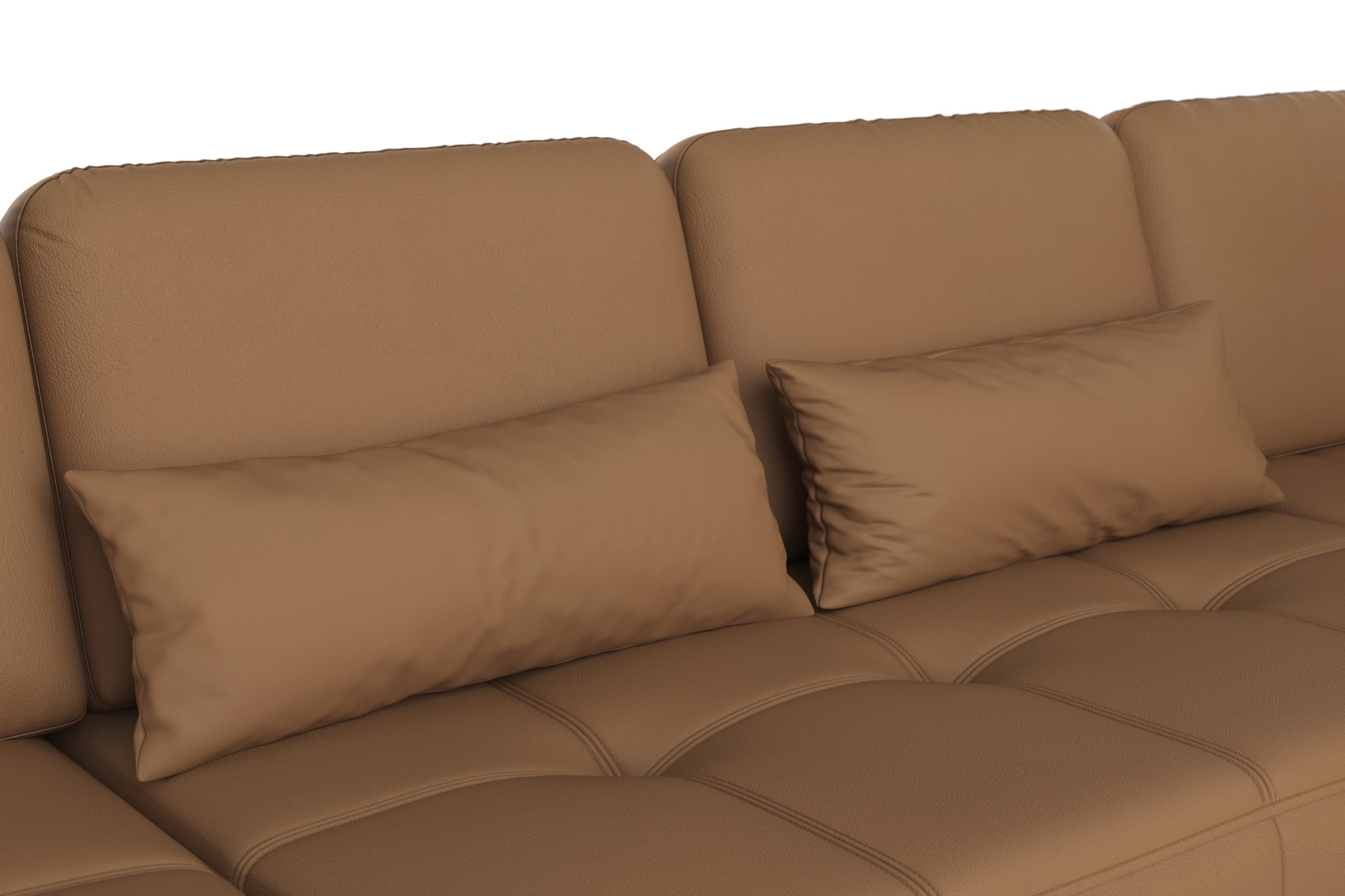 sit&more Wohnlandschaft »Bendigo U-Form«, inklusive Sitztiefenverstellung, Bodenfreiheit 15 cm, in 2 Fußfarben