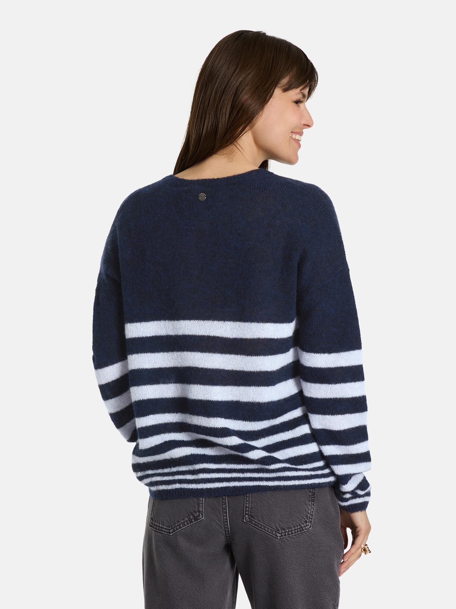 Lieblingsstück Strickpullover »Baberina«, V-Neck mit Alpaka-Wolle