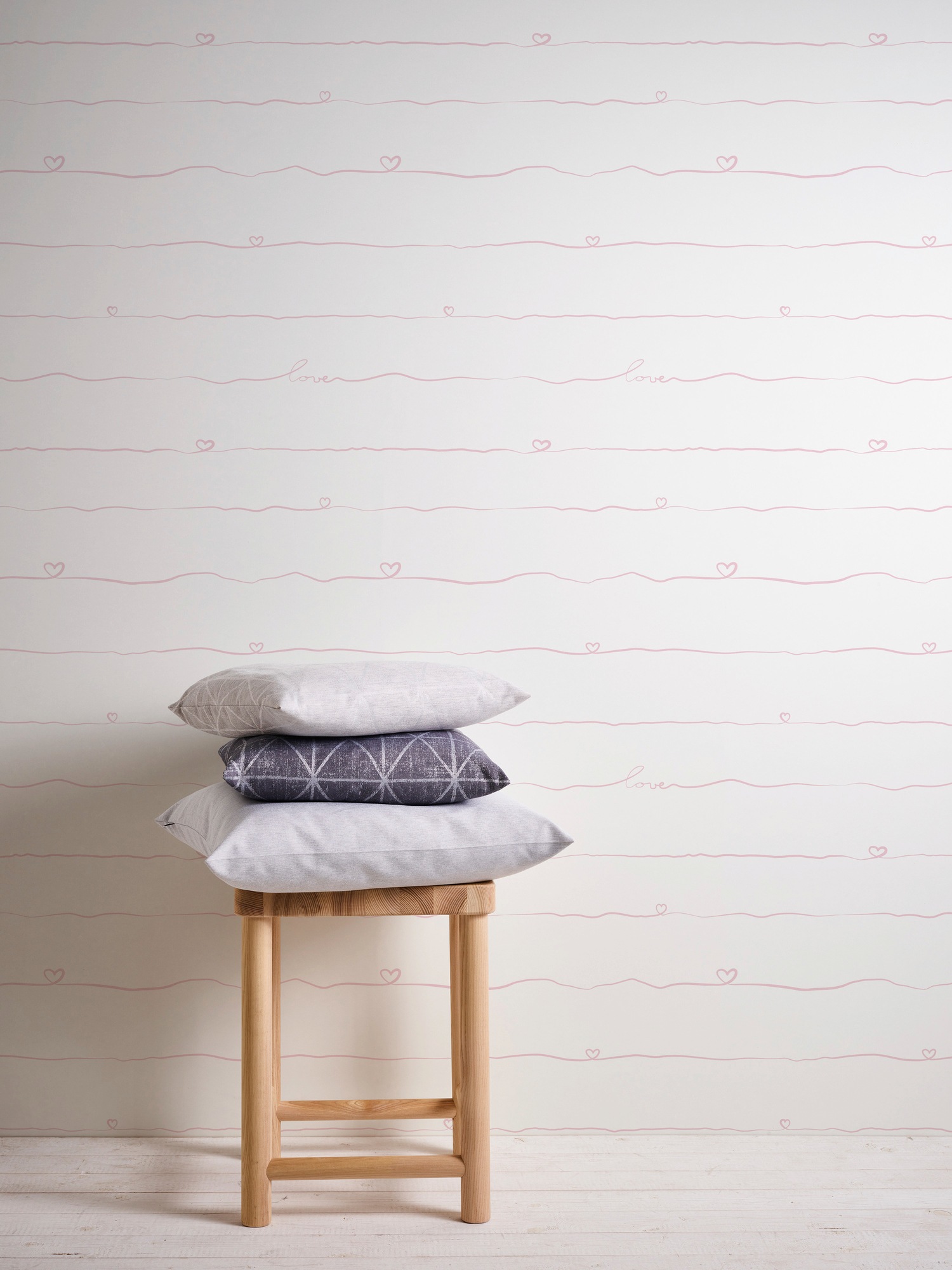 A.S. Création Vliestapete »Little Love«, Motiv-abstrakt-naturalistisch, Tapete Kinder Tapeten Kinderzimmer Schlafzimmer modern Design Optik