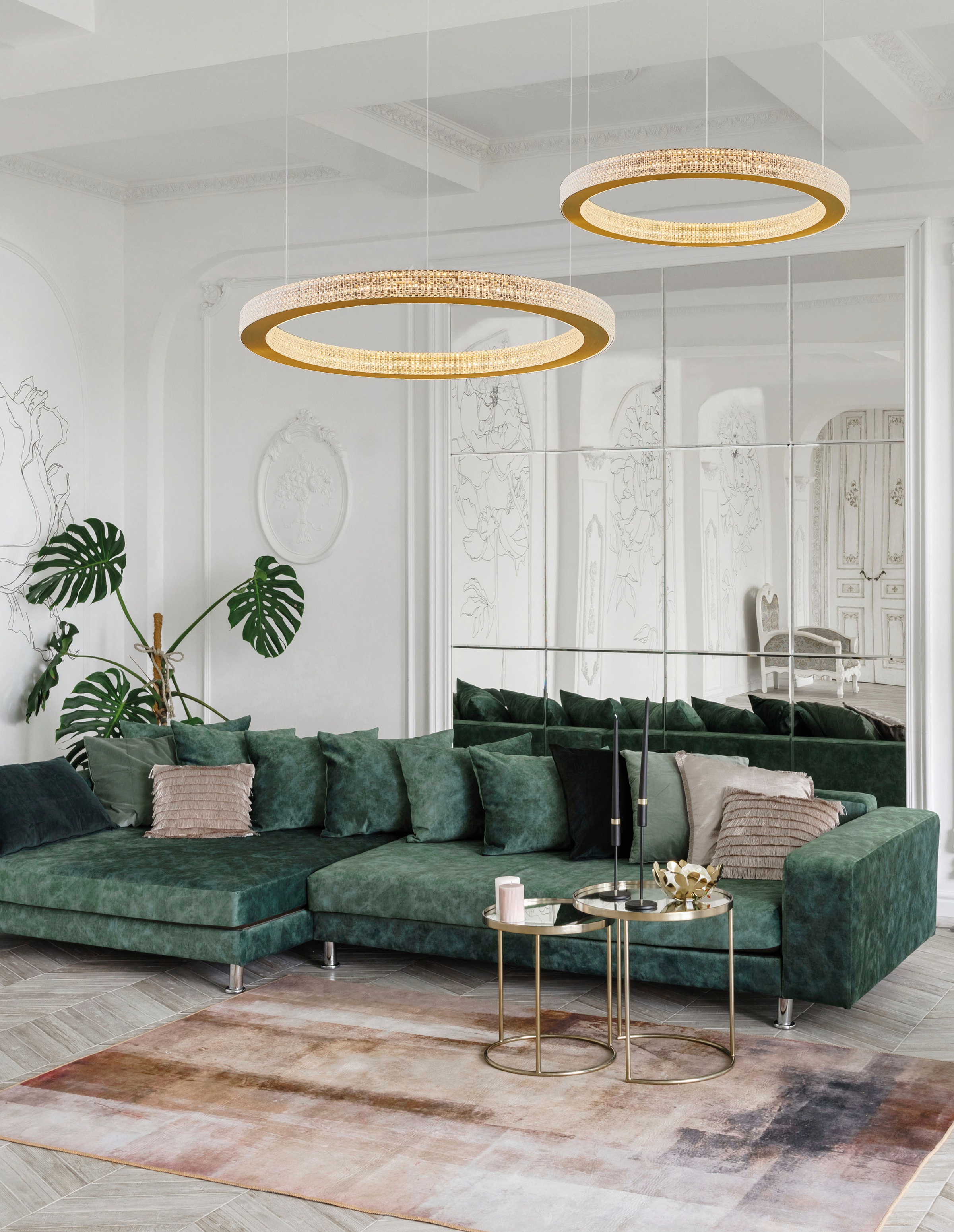 Nova Luce LED-Hängeleuchte »FIORE«, 1 flammig, Leuchtmittel LED-Modul   LED günstig online kaufen