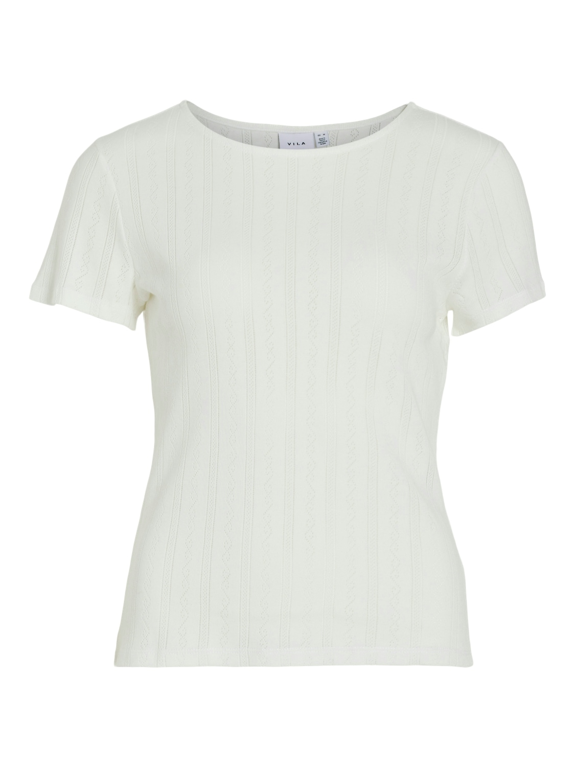 Vila Kurzarmshirt »VIKASSIE S/S POINTELLE TOP - NOOS«