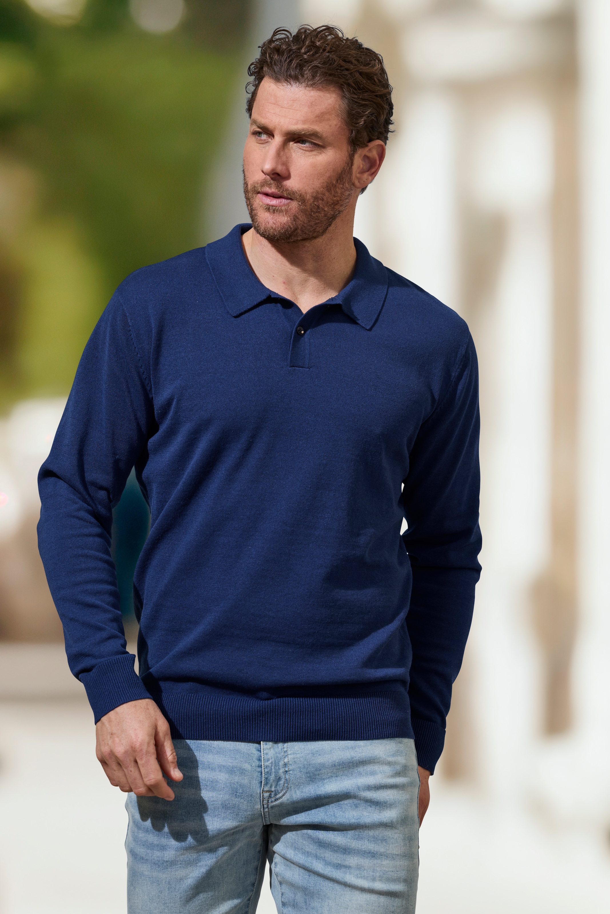 Buffalo 5-Pocket-Jeans »Straight-fit«, mit normaler Bundhöhe, aus elastischer Denim-Qualität