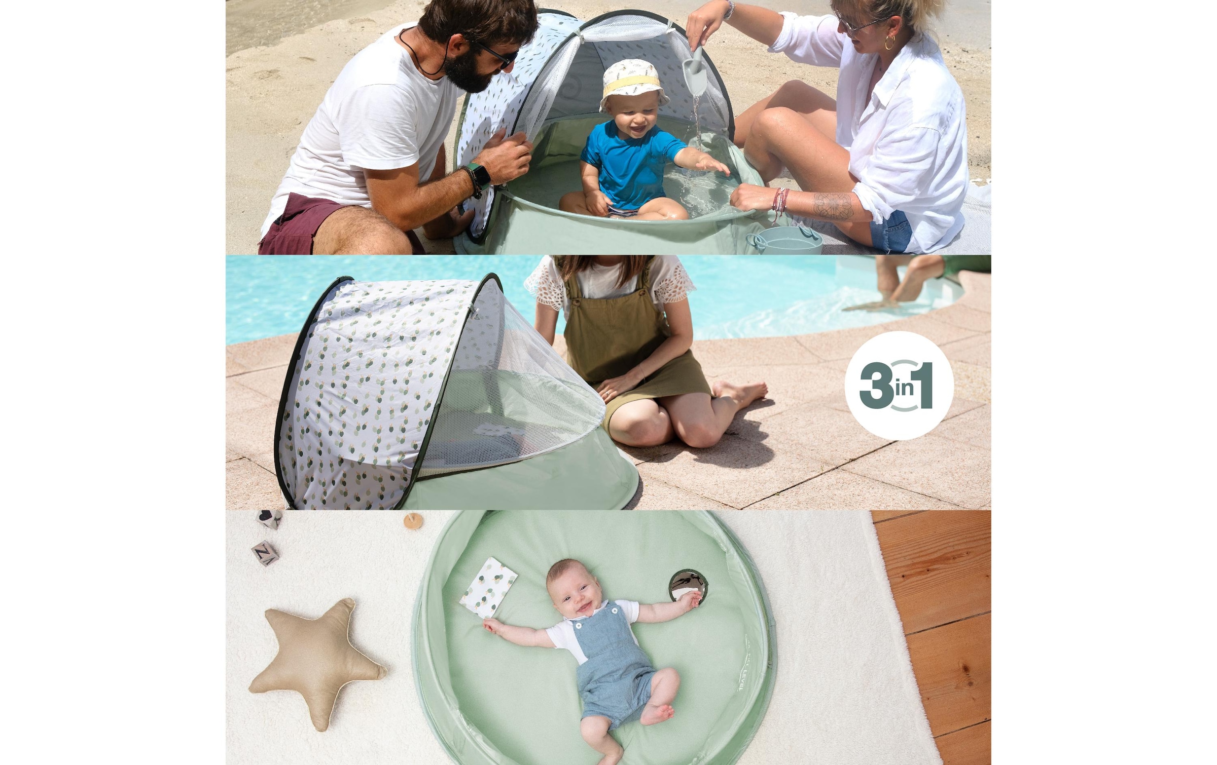 BABYMOOV Spielzelt »Aquani Provence 3-in-1«