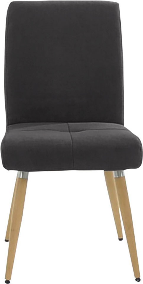 K+W Komfort & Wohnen 4-Fußstuhl »6411«, Aqua Clean, mit Sitzsteppung, Edelstahlgriff am Rücken, Massivholzbeine