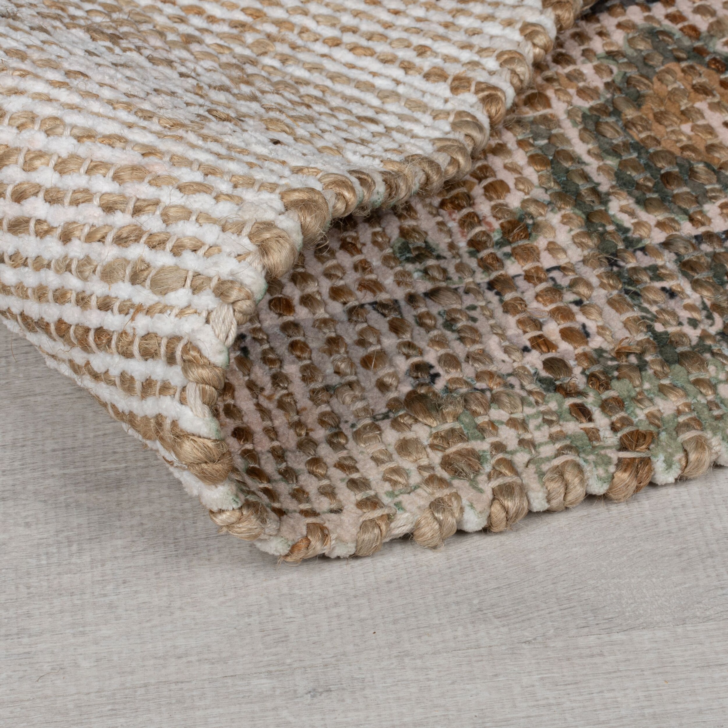 FLAIR RUGS Teppich »Selena Jute«, rechteckig, 8 mm Höhe, Vintage Jute