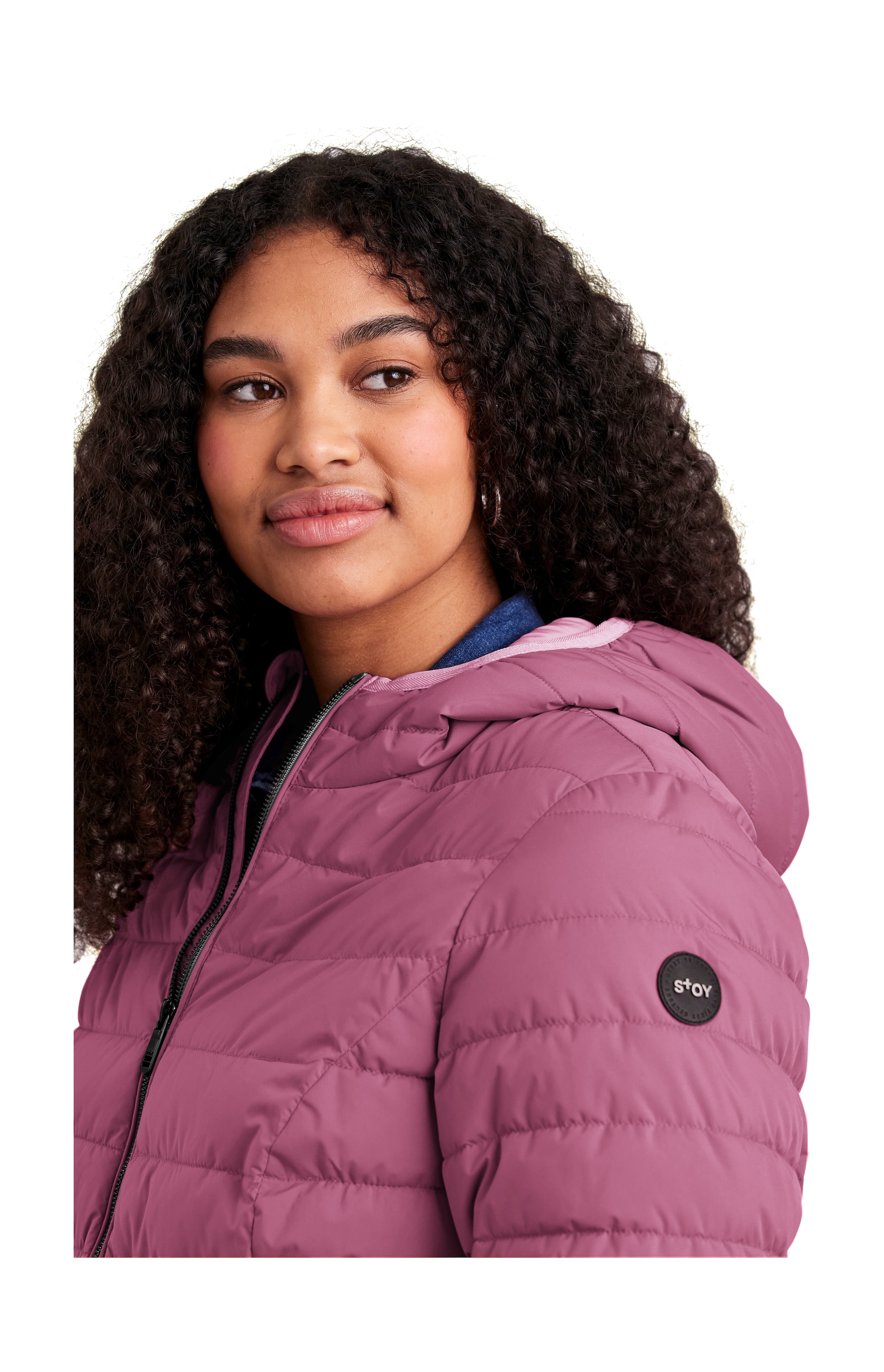 STOY Steppjacke »STS 3 WMN QLTD JCKT«, atmungsaktive, wasserabweisende Damen Steppjacke in großen Größen