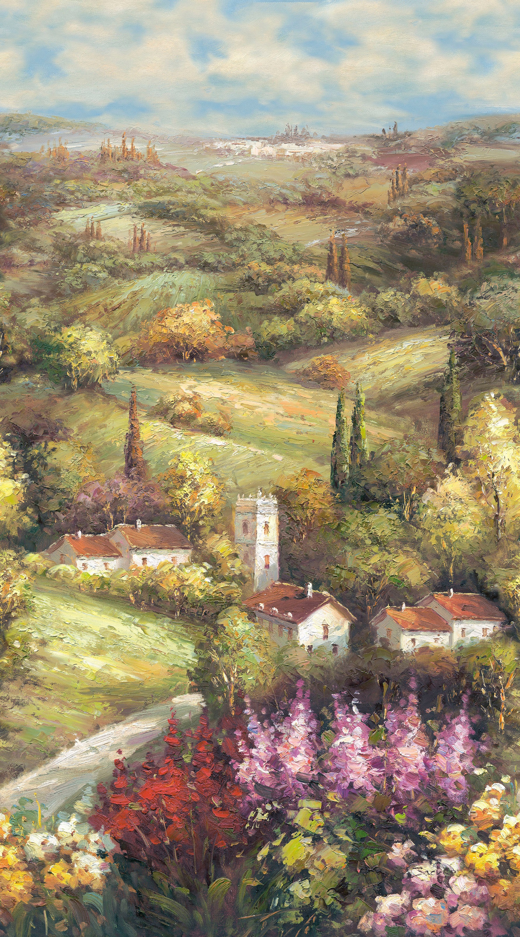 Fashion for walls Fototapete »Tuscany« floral glatt Phthalate frei günstig online kaufen